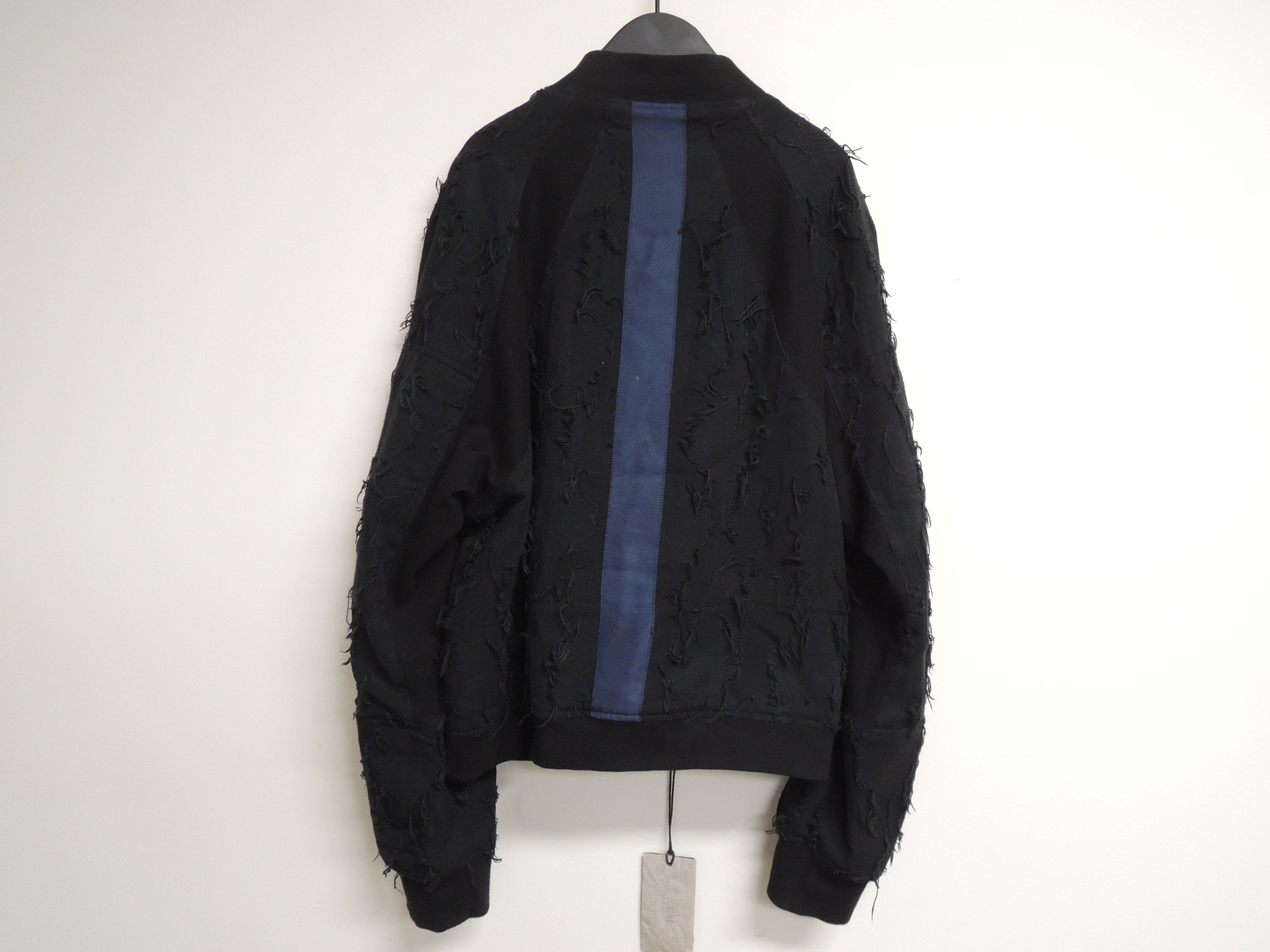 Abasi Rosborough Black Limited Edition Arc Flight Fray Bomber Jacket Size US L / EU 52-54 / 3 - 2 Thumbnail