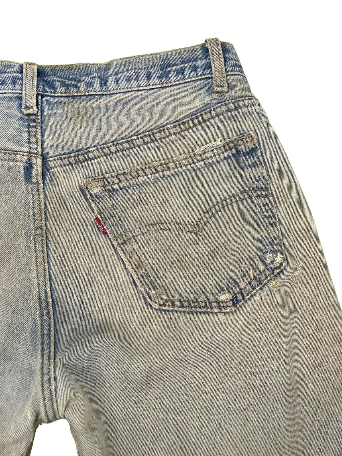 Levi's Vintage Clothing Vtg 1994 Levi’s 501 USA Faded Distress Straight 8🟦8 Size US 31 - 19 Thumbnail