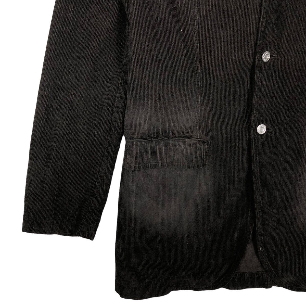 Dolce & Gabbana 🔥Iconic Black - Corduroy Jacket Double Breast Work Style Size US S / EU 44-46 / 1 - 3 Thumbnail