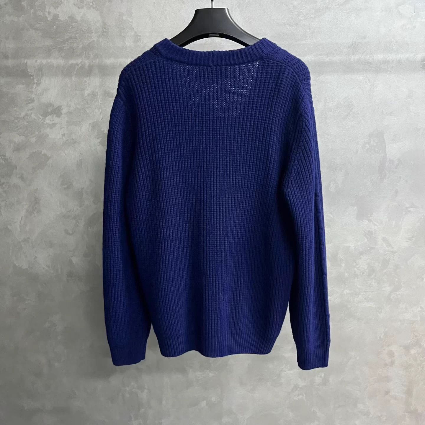 Gucci Gucci Navy Blue Logo Knit Sweater Xl New With Tags Size US XL / EU 56 / 4 - 2 Thumbnail