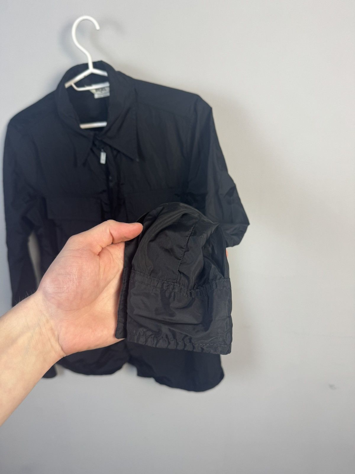 Diesel × Vintage Vintage Y2K Diesel Nylon Crop Jacket Japanese 90s Style Size M / US 6-8 / IT 42-44 - 4 Thumbnail