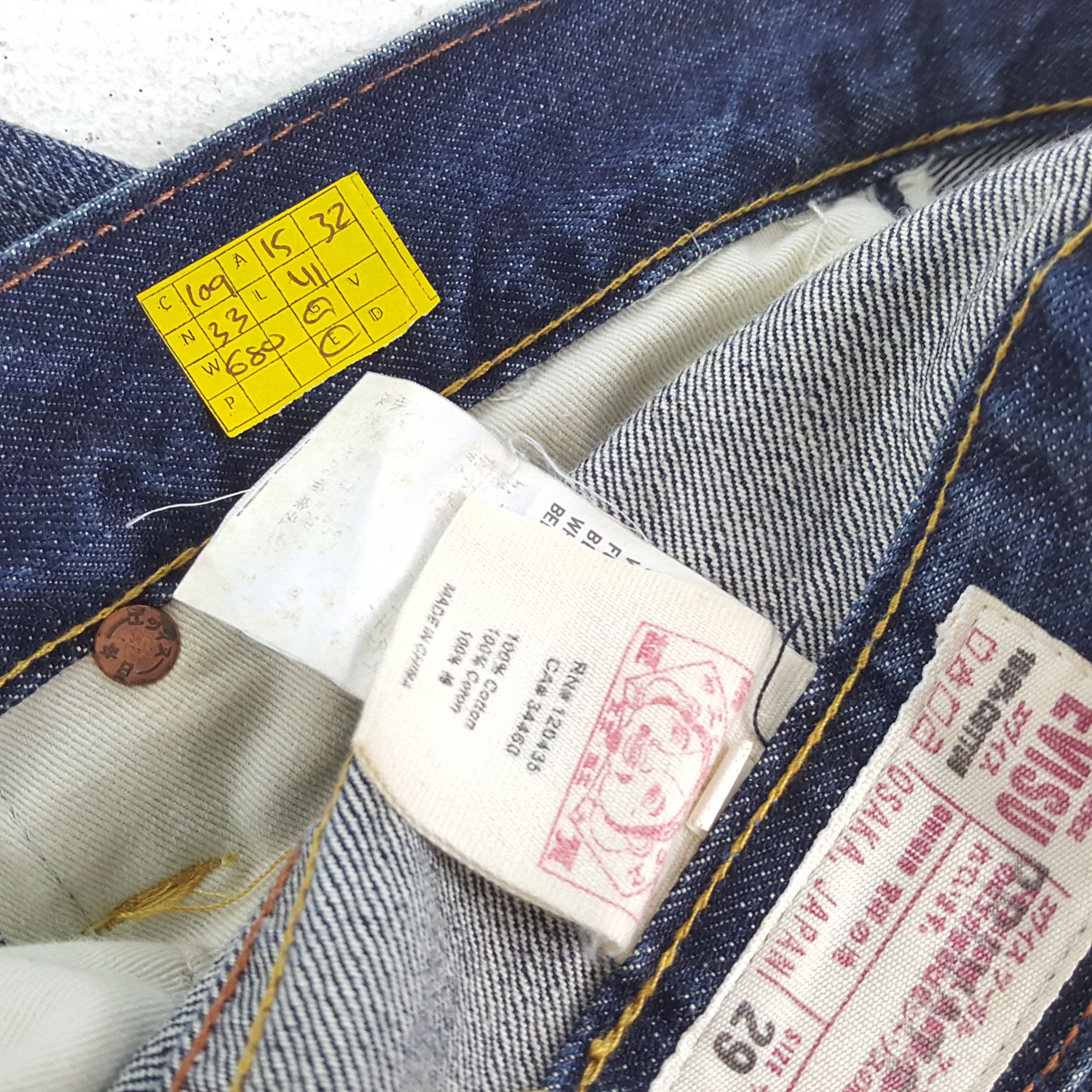 Evisu × Japanese Brand × Vintage Vintage EVISU Japanese Brand Daicock Custom Style Jeans Size US 30 / EU 46 - 14 Thumbnail