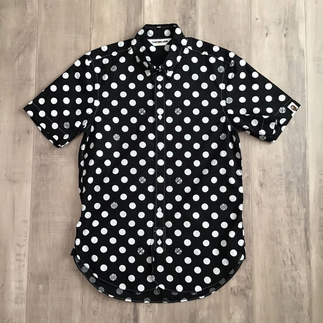 Bape × Nigo BAPE LOGO Dot short sleeve shirt a bathing ape NIGO Size US S / EU 44-46 / 1 - 1 Thumbnail