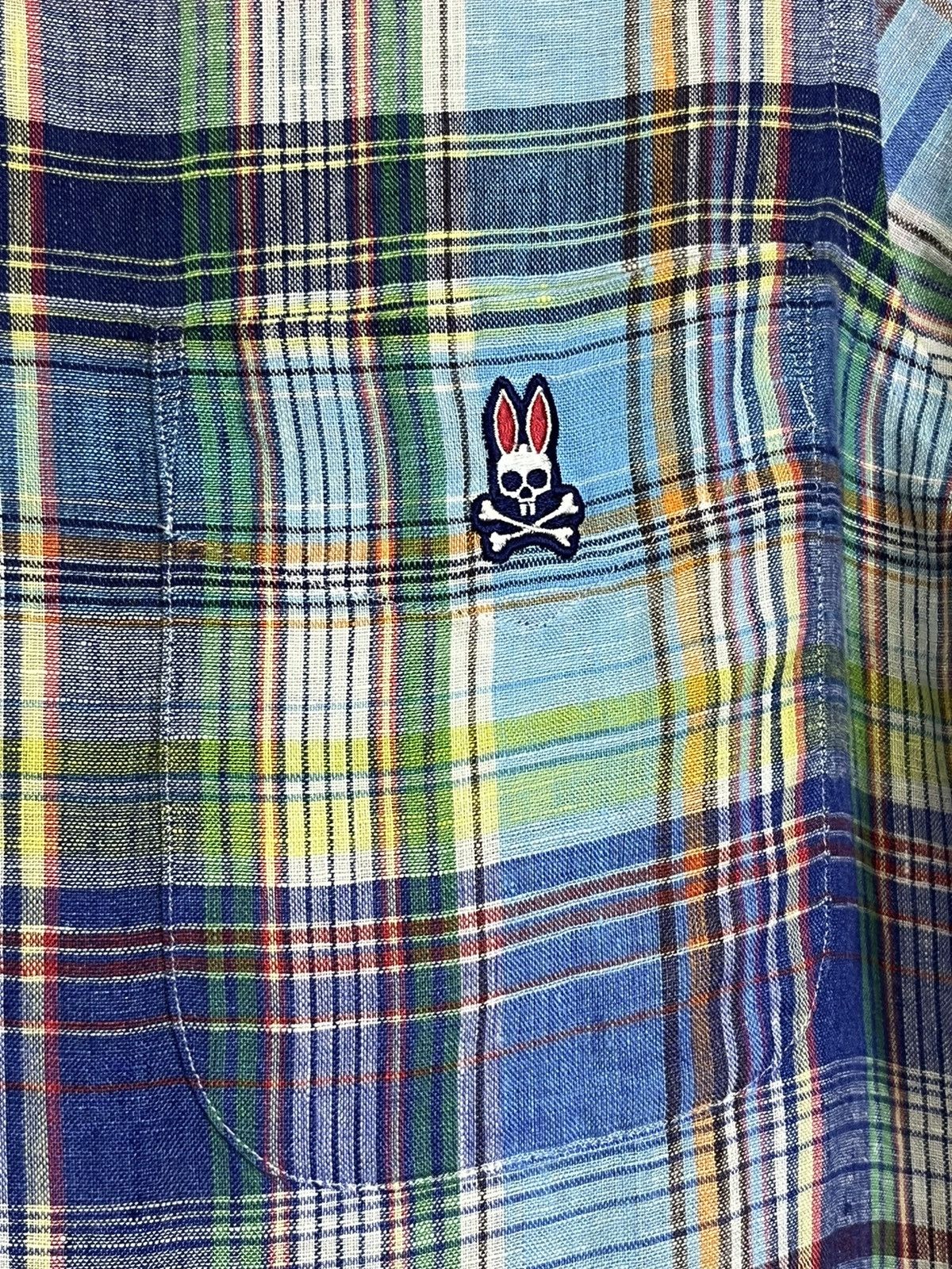NICE💥💥PSYCHO BUNNY by ROBERT GODLEY BUTTON UPS SHIRT