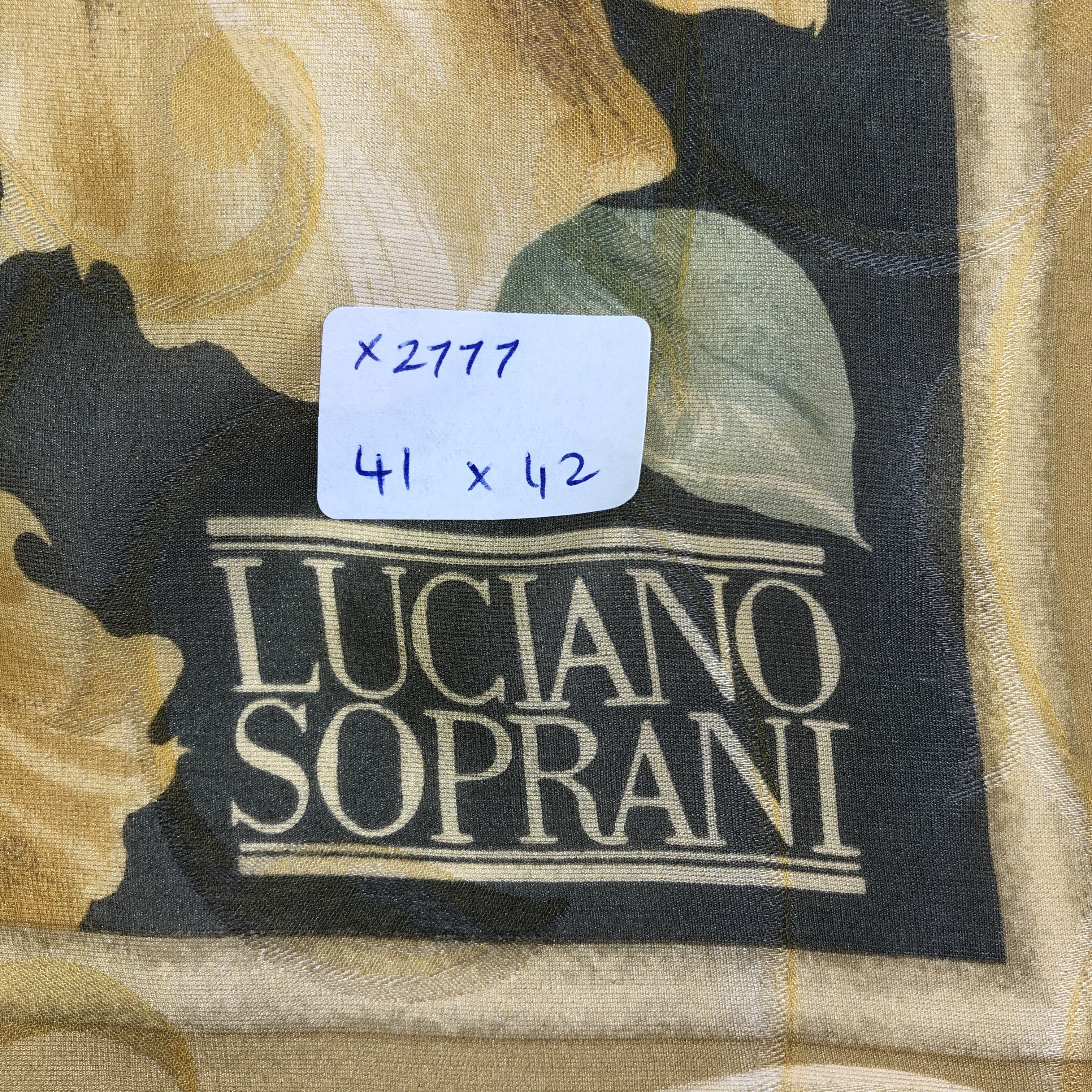 Vintage Vintage Luciano Soprani Silk Scarf Size ONE SIZE - 6 Thumbnail