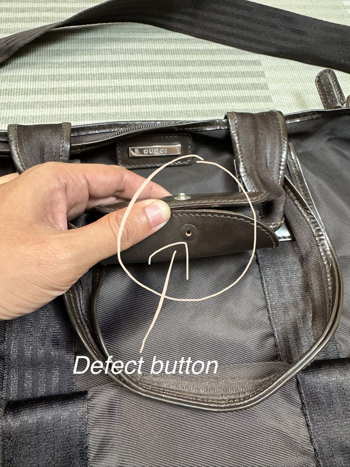 Gucci GUCCI Nylon Weekend Travel Bag Size ONE SIZE - 9 Thumbnail