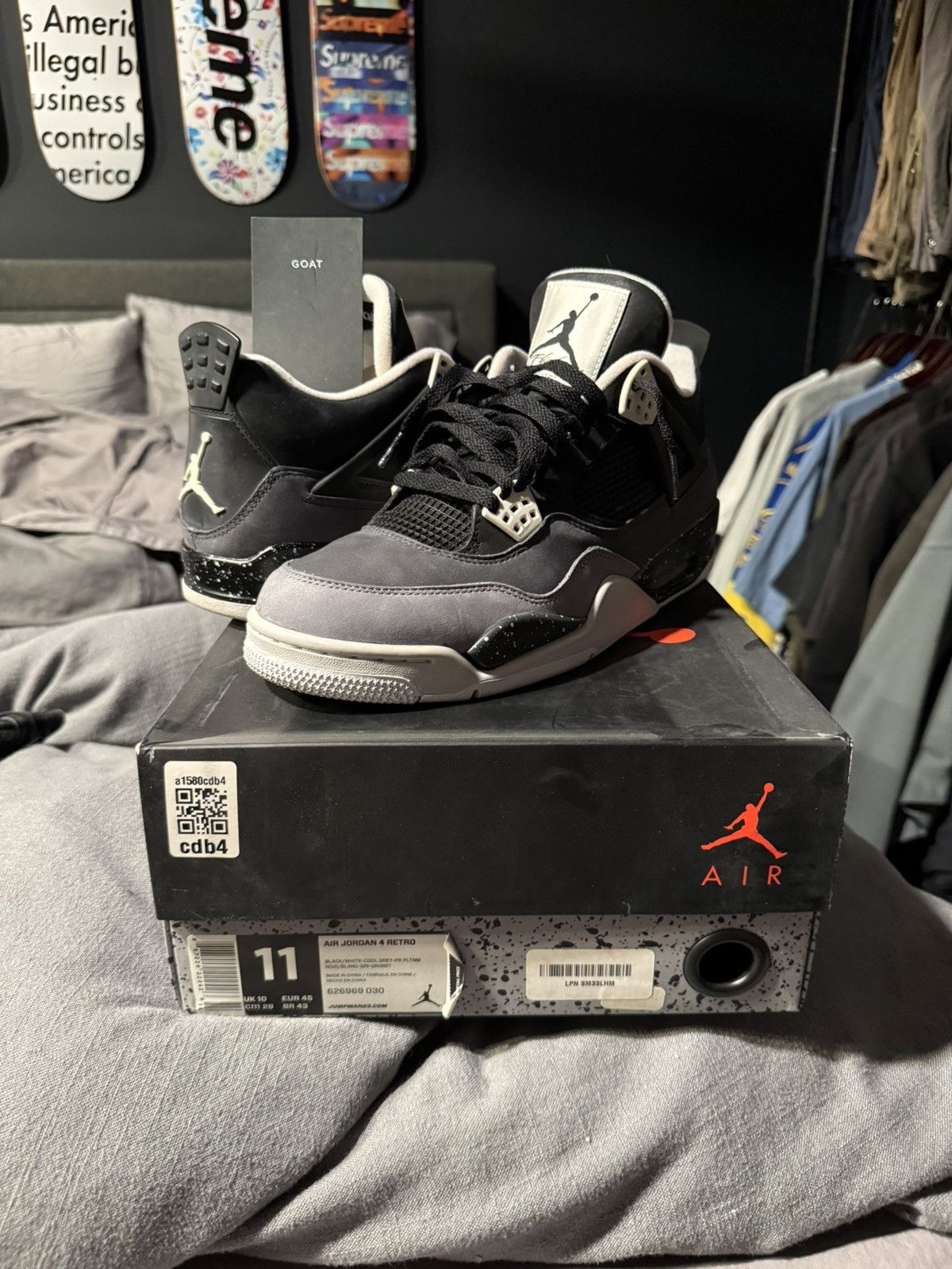 Jordan Brand Jordan 4 Fear Pack 2013 Size US 11 / EU 44 - 1 Thumbnail