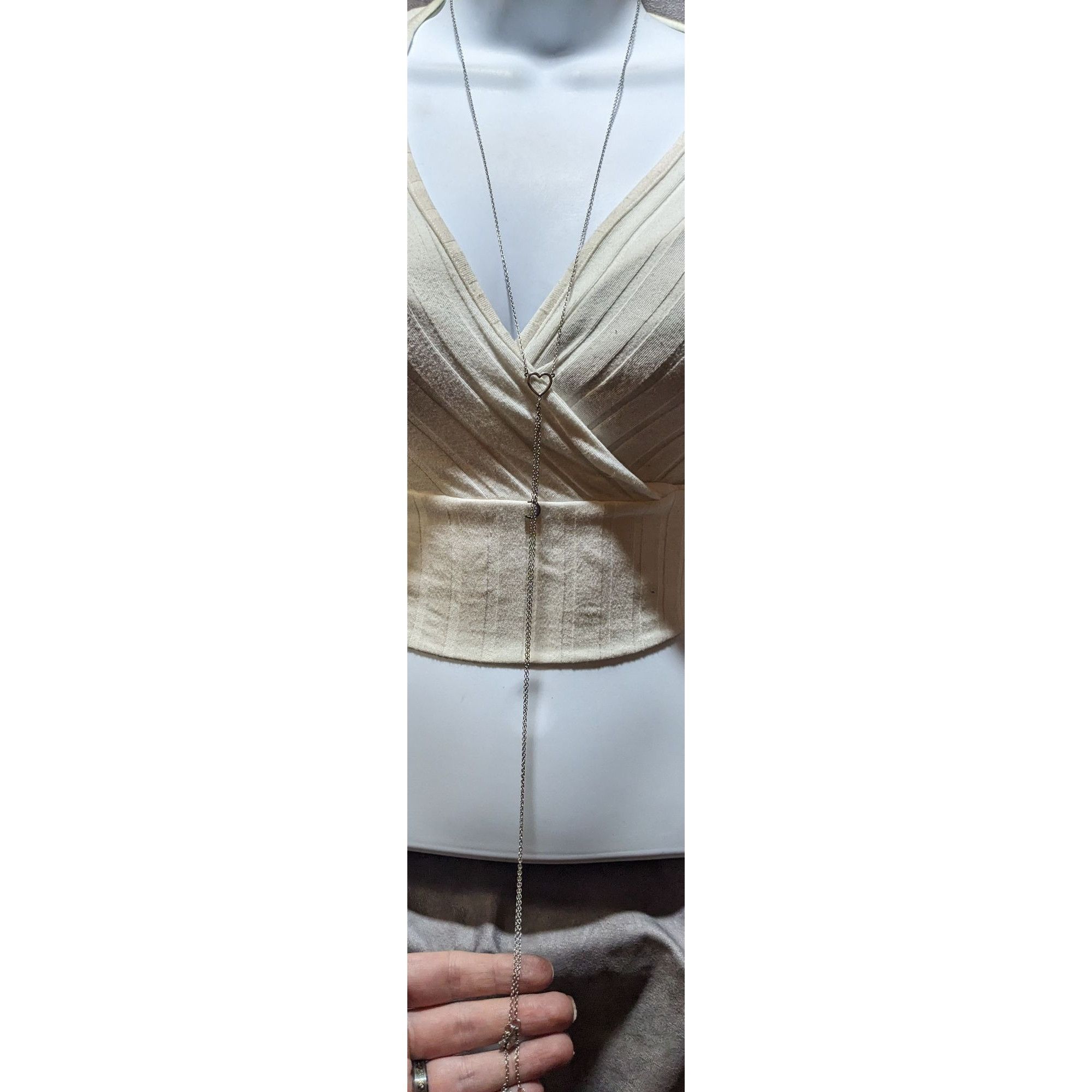 Other Minimalist Modern Lariat Heart Moon And Star Charm Necklace Size ONE SIZE - 6 Thumbnail