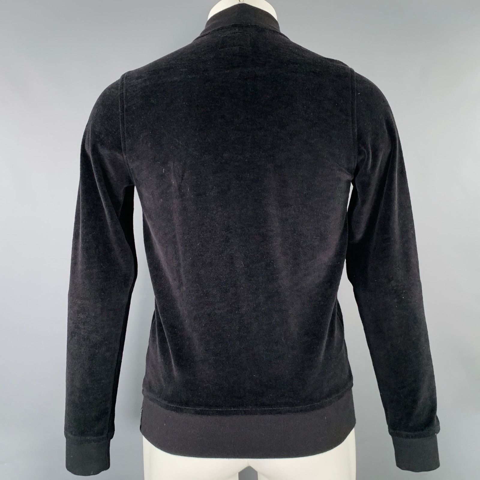 Todd Snyder TODD SNYDER XS Black Terrycloth Cotton Polyester Sweatshirt Size US XS / EU 42 / 0 - 3 Thumbnail