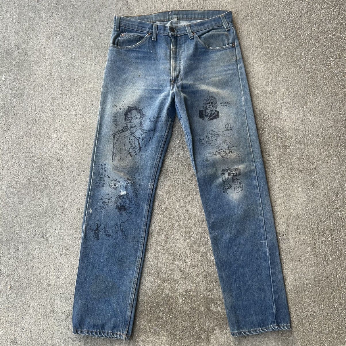 Levi's × Vintage vintage 1970s punk levis Size US 34 / EU 50 - 1 Thumbnail