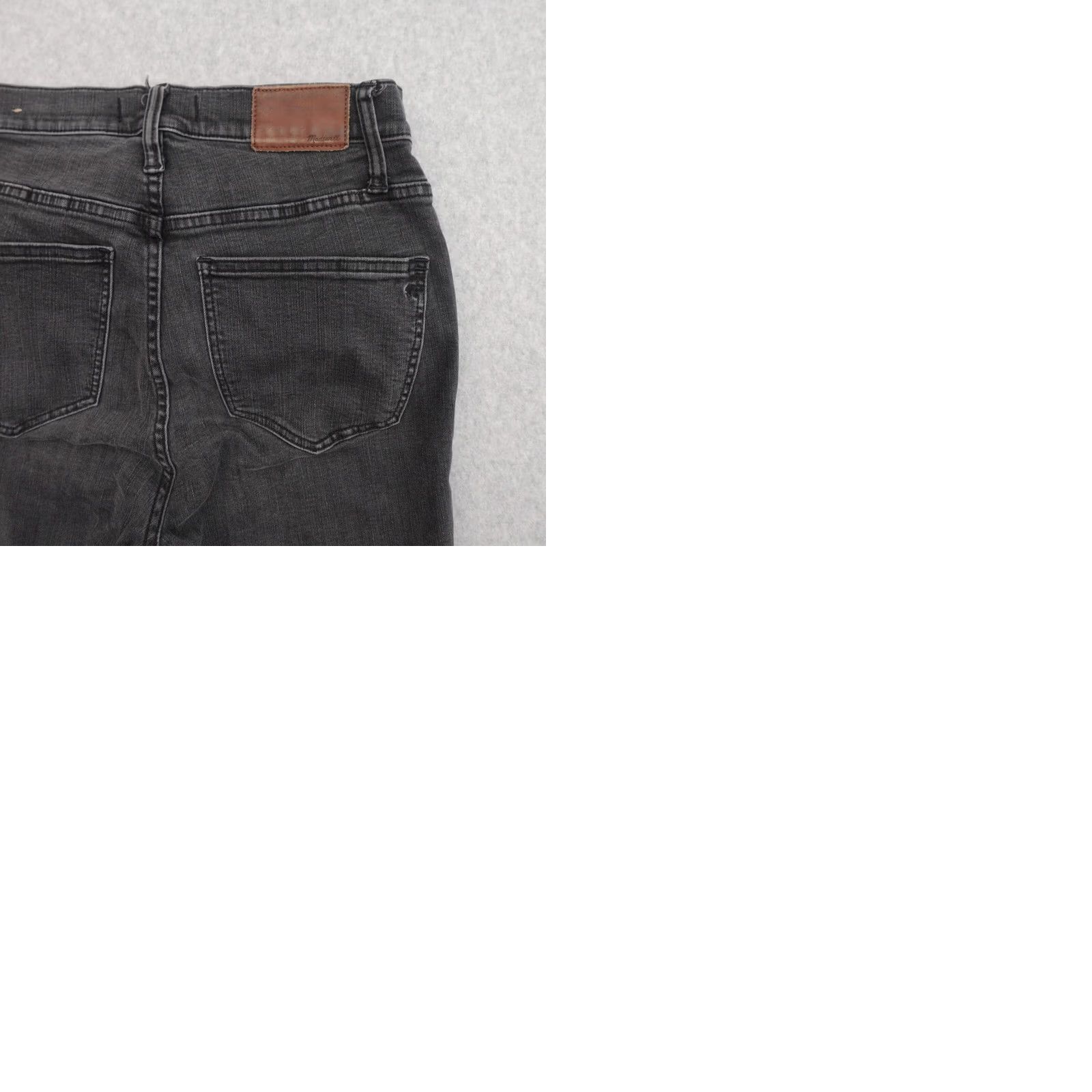 Madewell Madewell Jeans Womens Size 26 Cali Demi-Boot Button-Fly Charcoal Wash Size 26" / US 2 / IT 38 - 10 Thumbnail