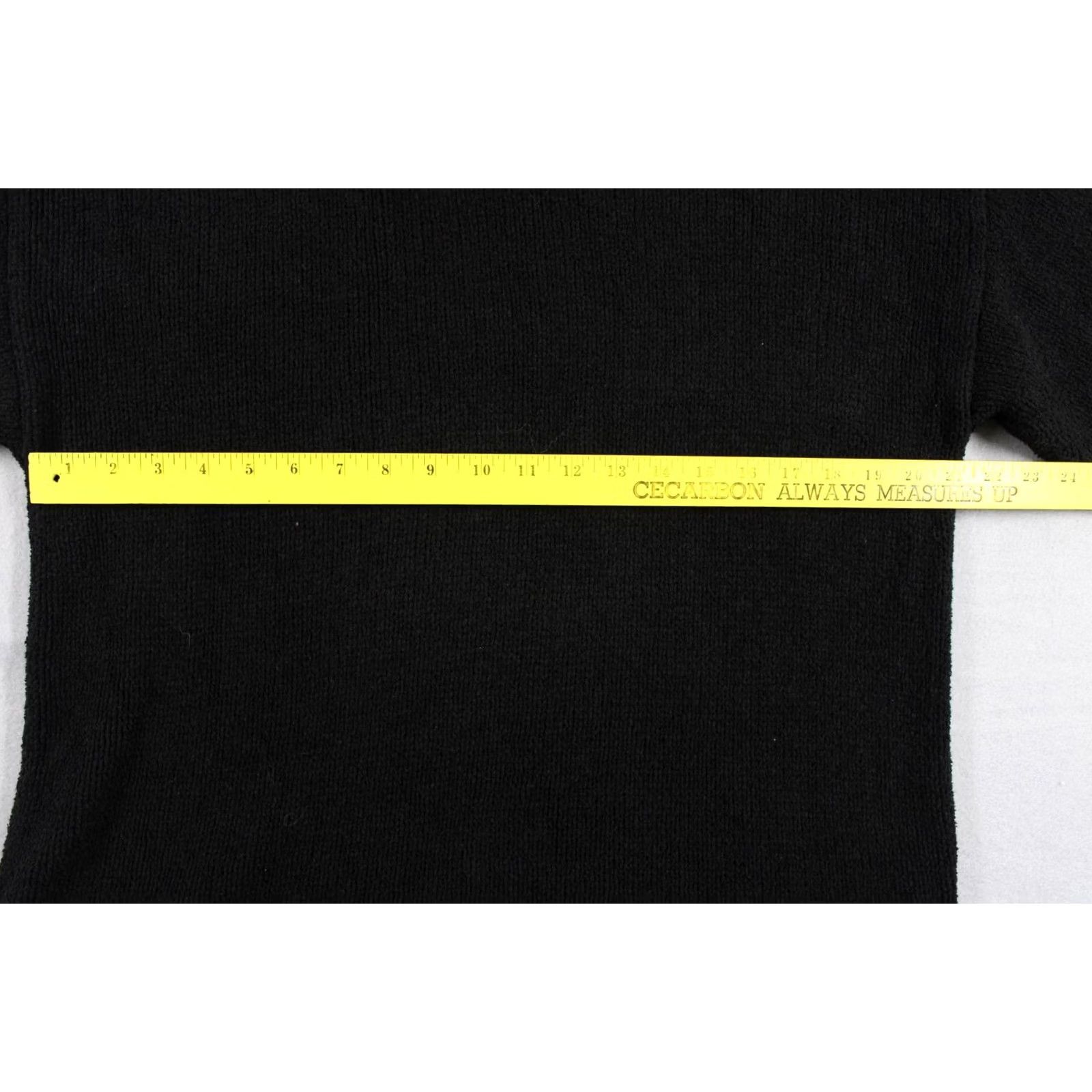 Allsaints AllSaints Sweater Mens Medium Black Oversized Knit Pullover Top Size US M / EU 48-50 / 2 - 6 Thumbnail
