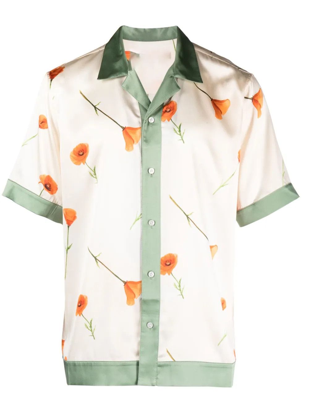 Other Poppy-Print Stretch Shirt Size US M / EU 48-50 / 2 - 1 Thumbnail