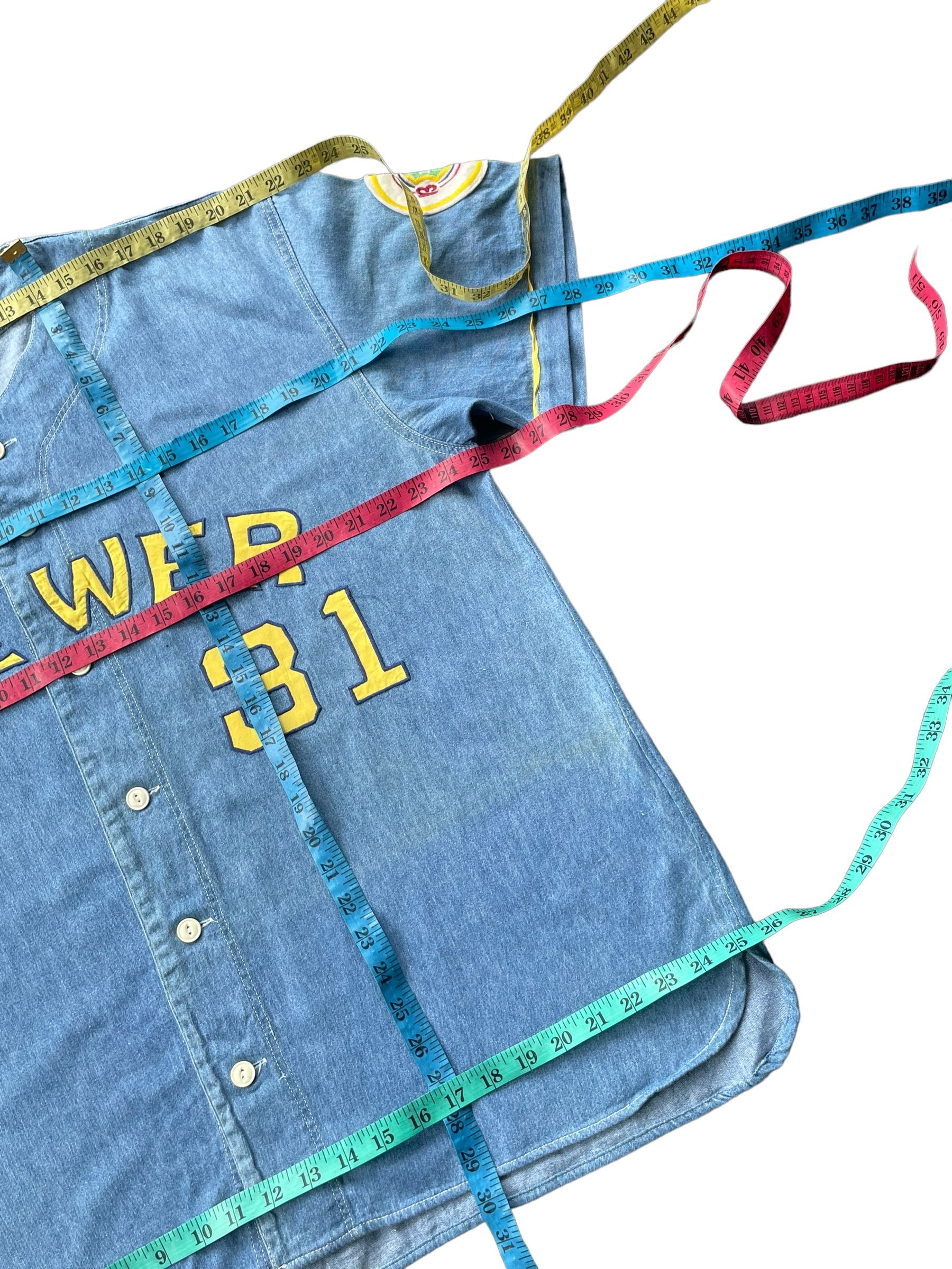 MLB Vintage MLB Brewer No 31 Denim Shirt Size US XL / EU 56 / 4 - 6 Thumbnail