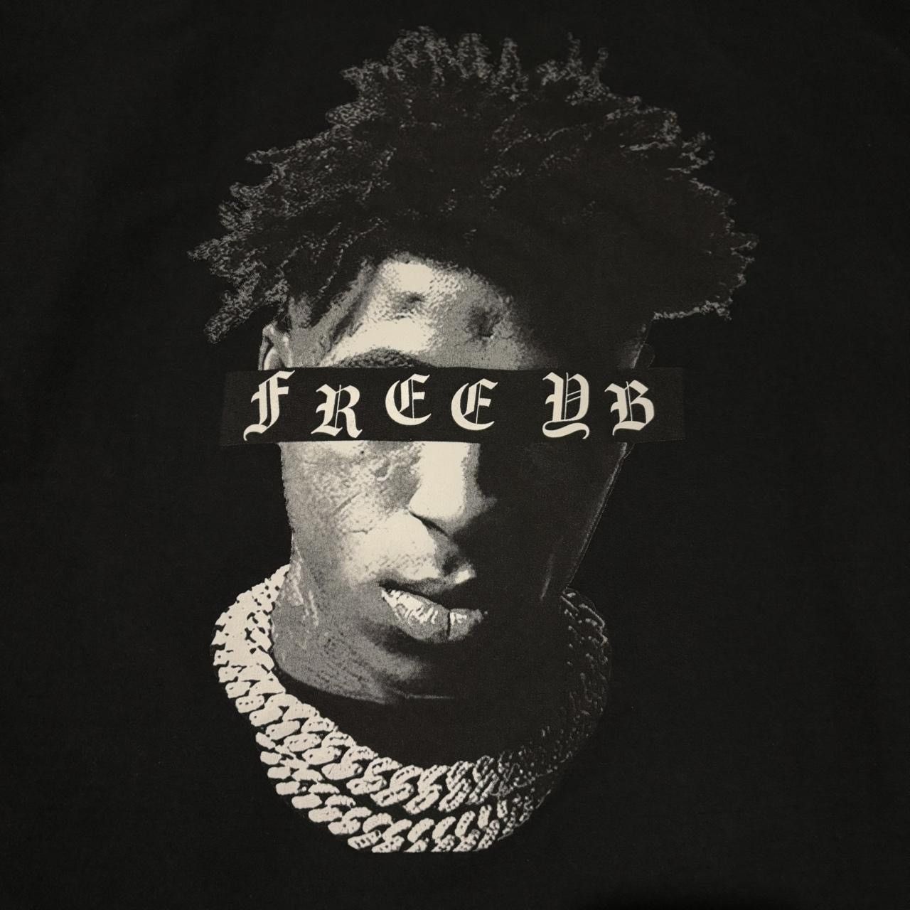 Independent Trading Co. YoungBoy Never Broke Again Free YB Merch Black Hoodie Size US XL / EU 56 / 4 - 7 Thumbnail