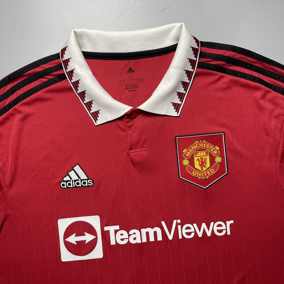Vintage MAN UNITED ADIDAS 2022/2023 SOCCER HOME JERSEY #10 RASHFORD Size US L / EU 52-54 / 3 - 4 Thumbnail