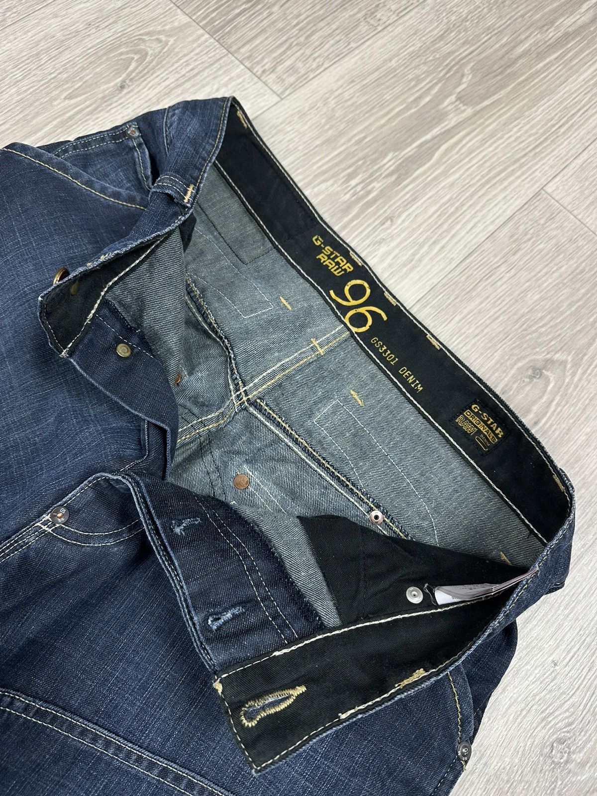 G-Star G Star Raw Denim Vintage Jeans Baggy Double Knee Y2K Size US 32 / EU 48 - 8 Thumbnail