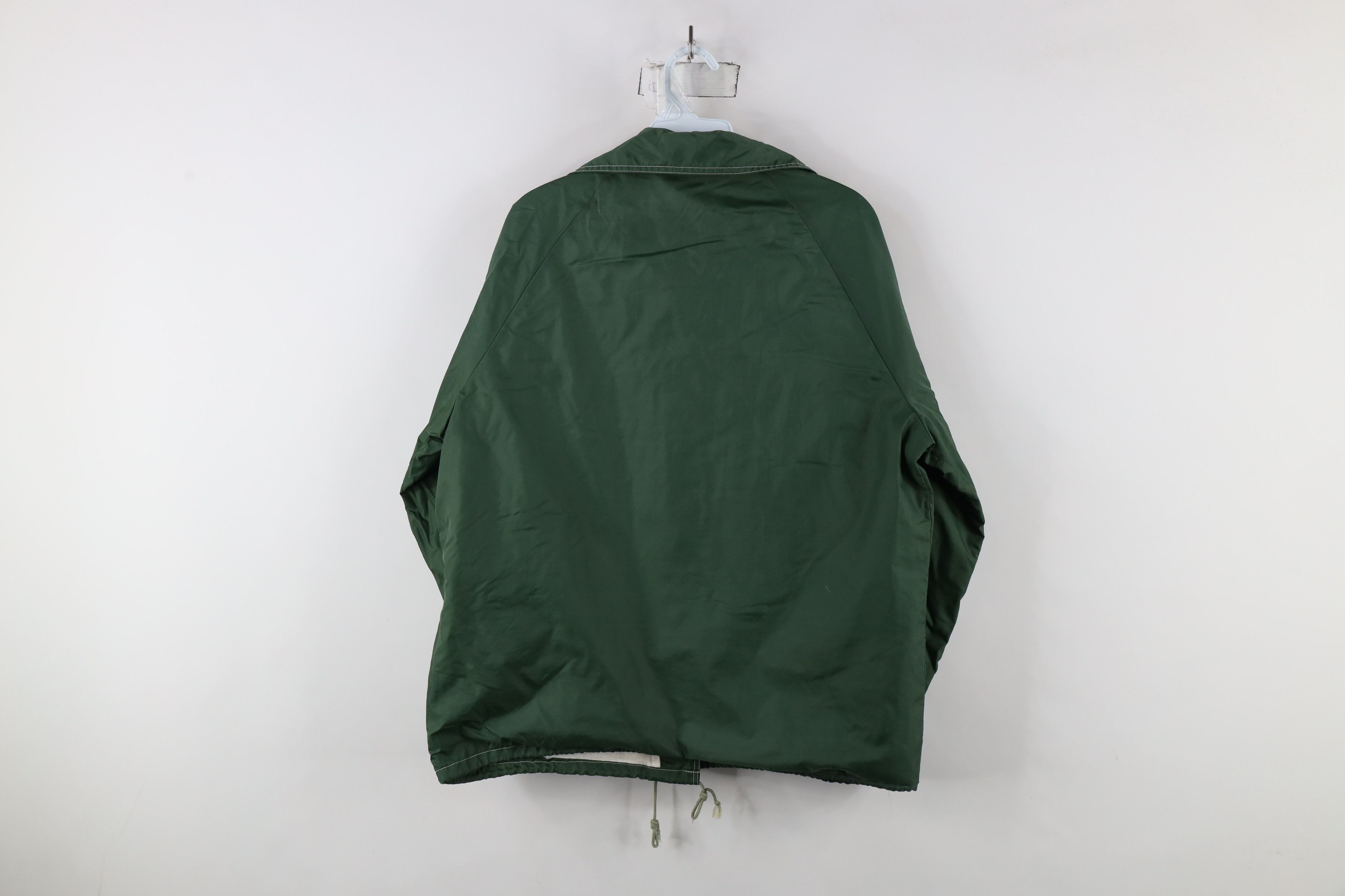 Vintage Vintage 70s Streetwear Lined Coaches Coach Jacket Green USA Size XL / US 12-14 / IT 48-50 - 13 Thumbnail