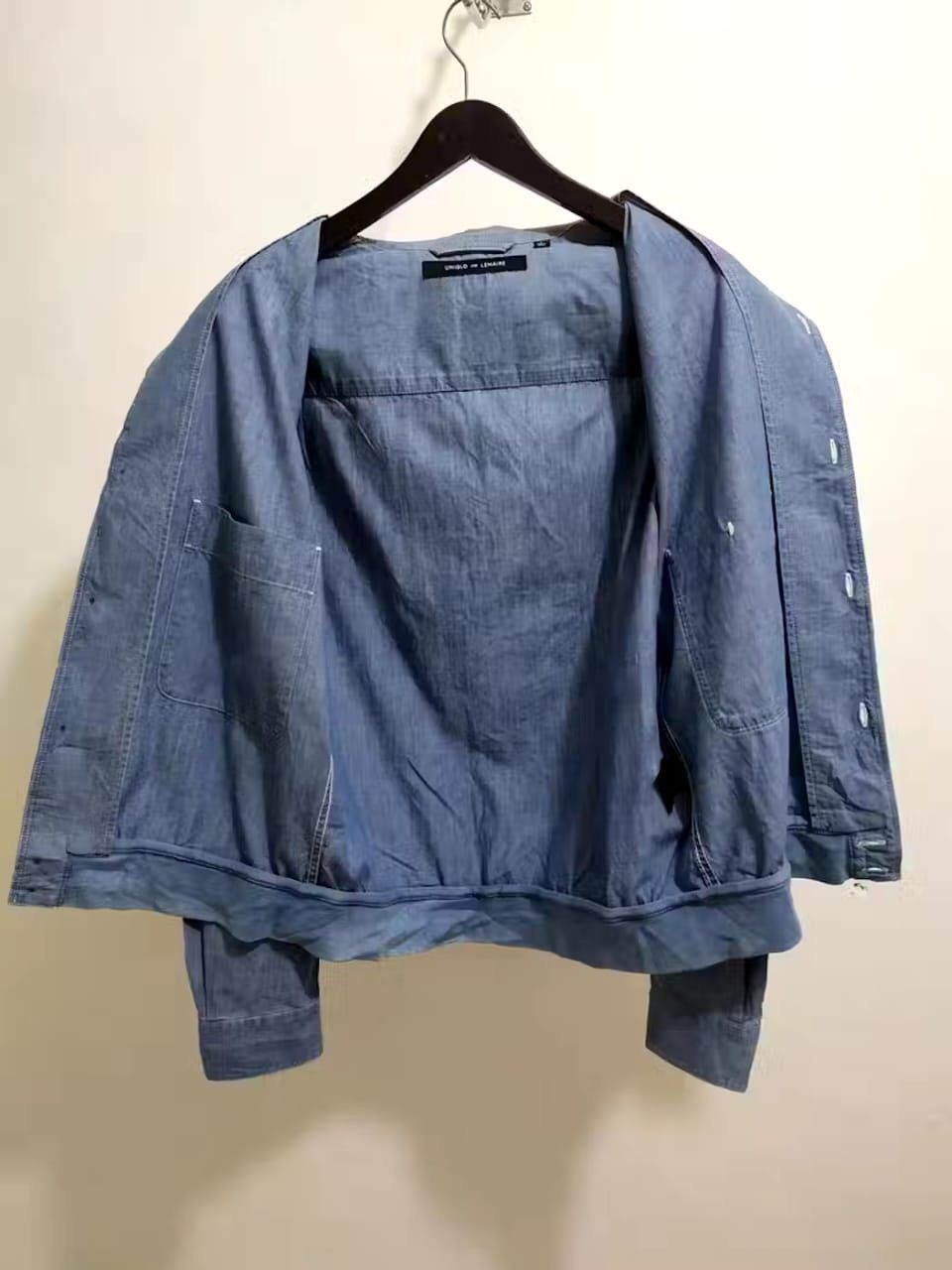 Lemaire × Uniqlo Uniqlo X Lemaire Chambray Classic Worker Jacket Size US L / EU 52-54 / 3 - 7 Thumbnail