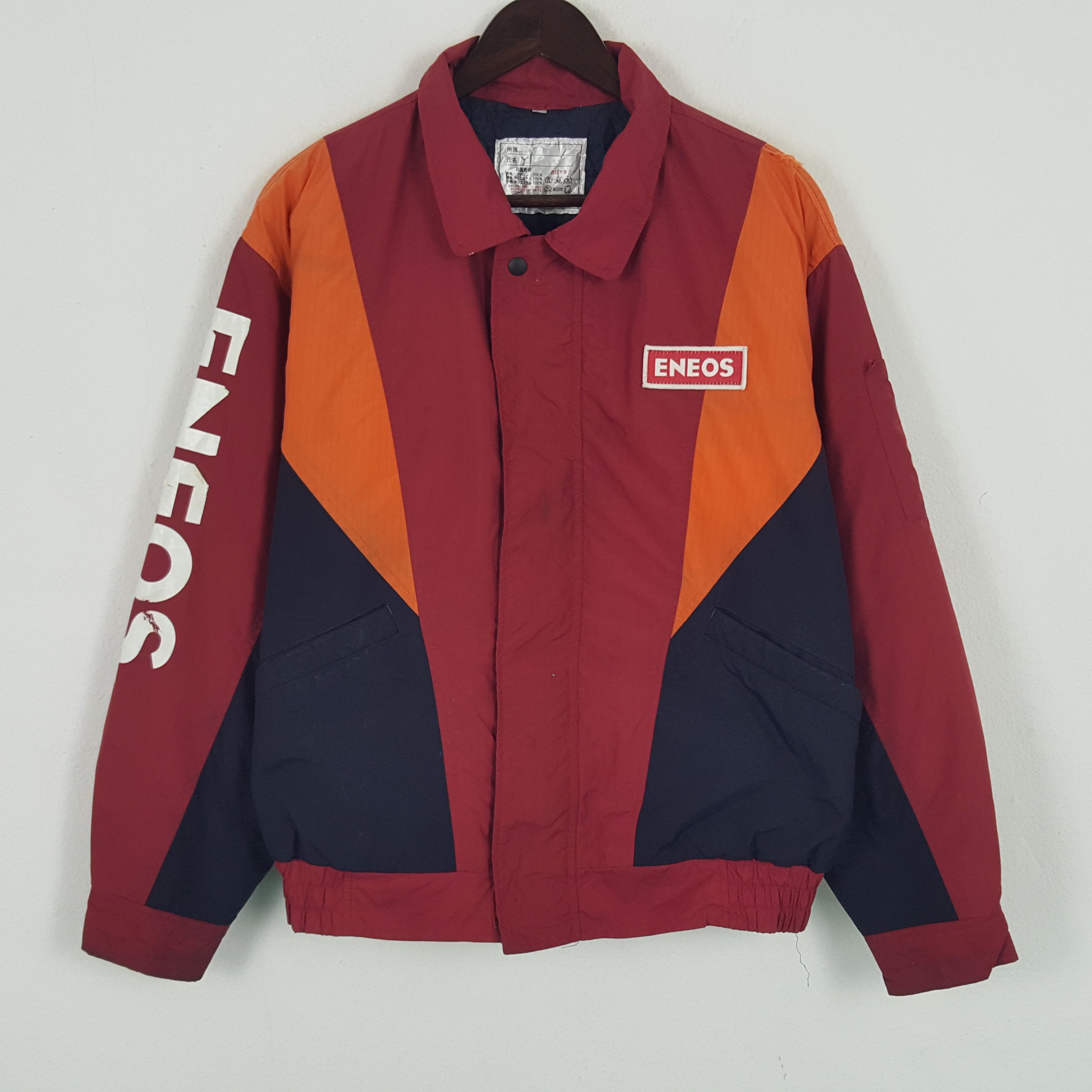 Vintage Vintage Eneos Japanese Uniform Zipper Jacket Size US L / EU 52-54 / 3 - 1 Thumbnail