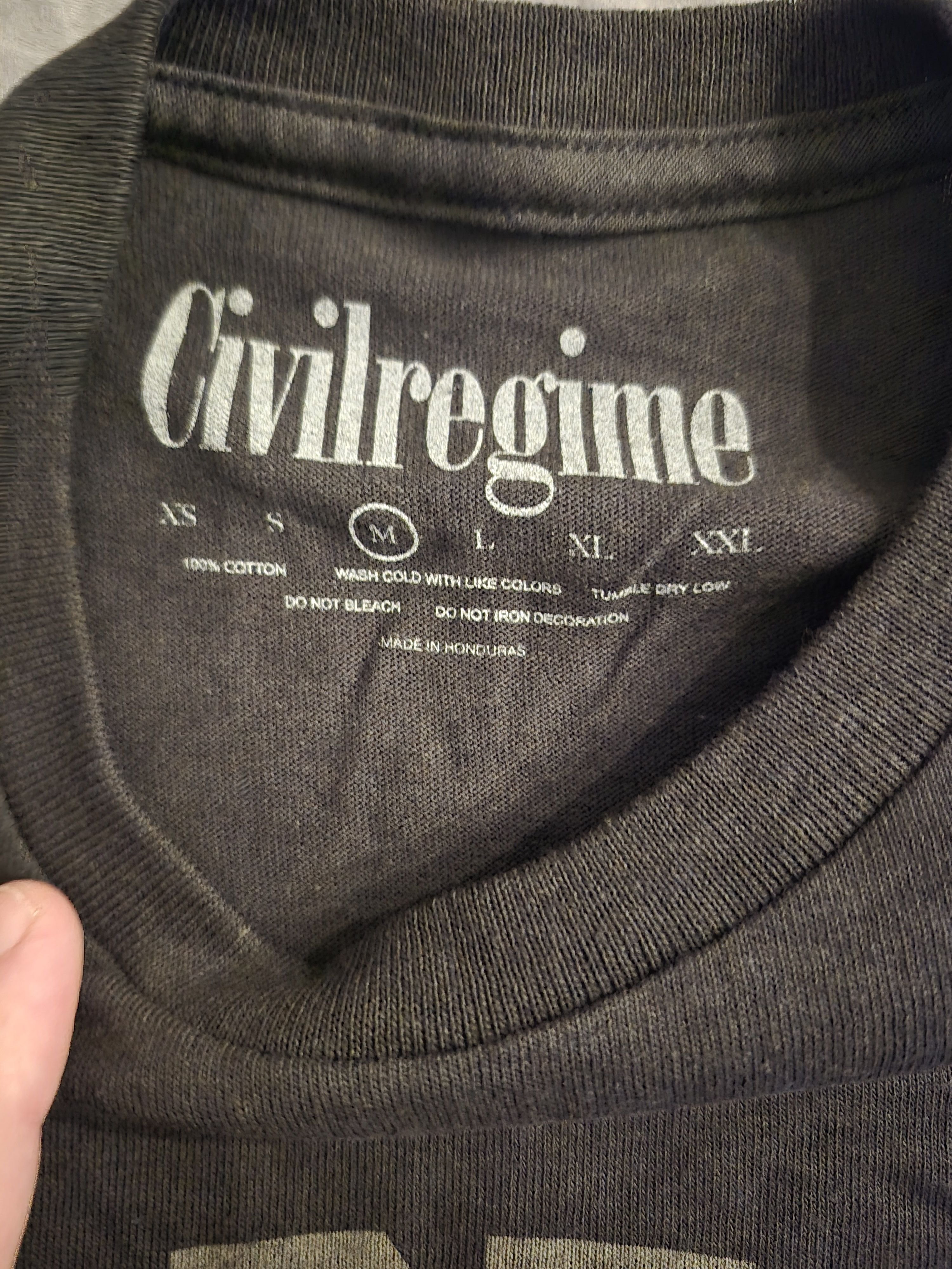 Civil Regime Civil Regime Medium Black Tee Size US M / EU 48-50 / 2 - 2 Thumbnail