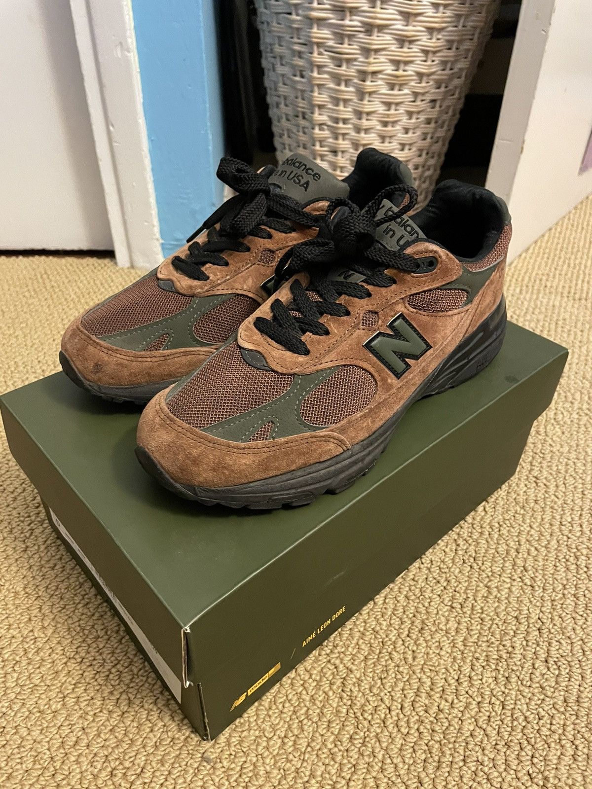 靴 new balance Aime leon dore 993 brown s-l400.jpg