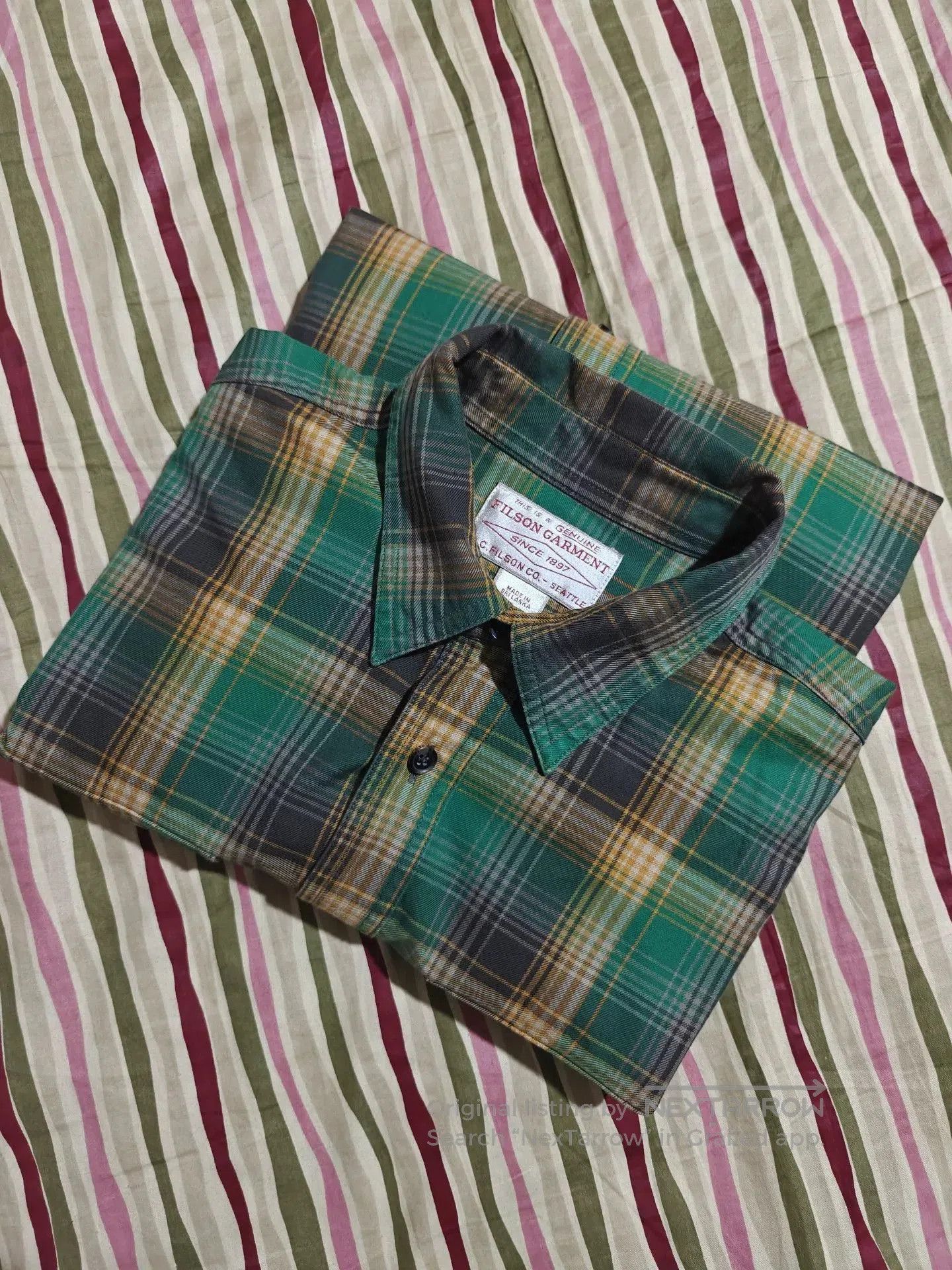 Filson Filson Lightweight Alaska Guide Cotton Work Shirt. Size US S / EU 44-46 / 1 - 8 Thumbnail