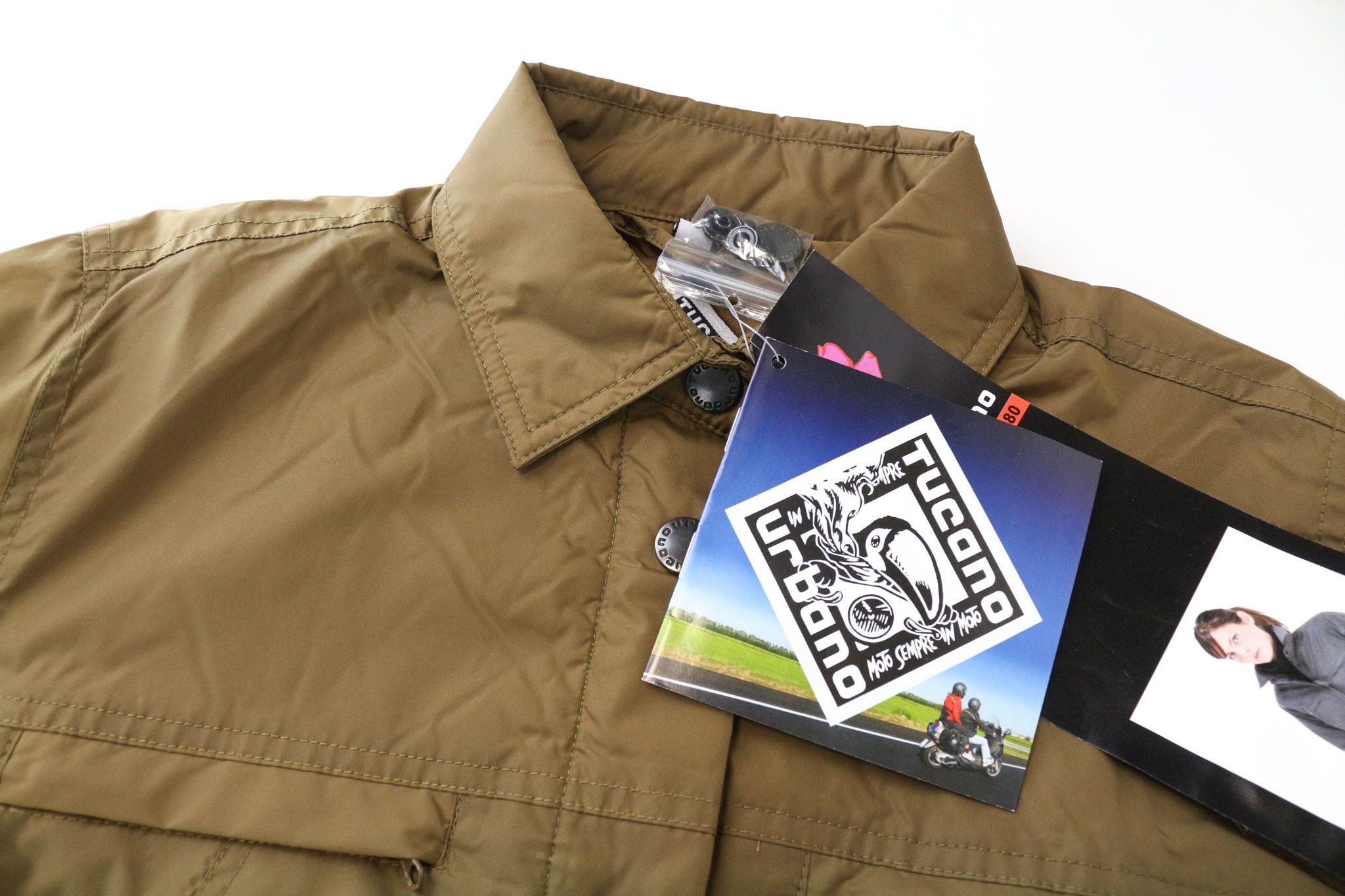 Other LORI S Brown Windproof Thermal Moto Jacket 75461 Size S / US 4 / IT 40 - 3 Thumbnail