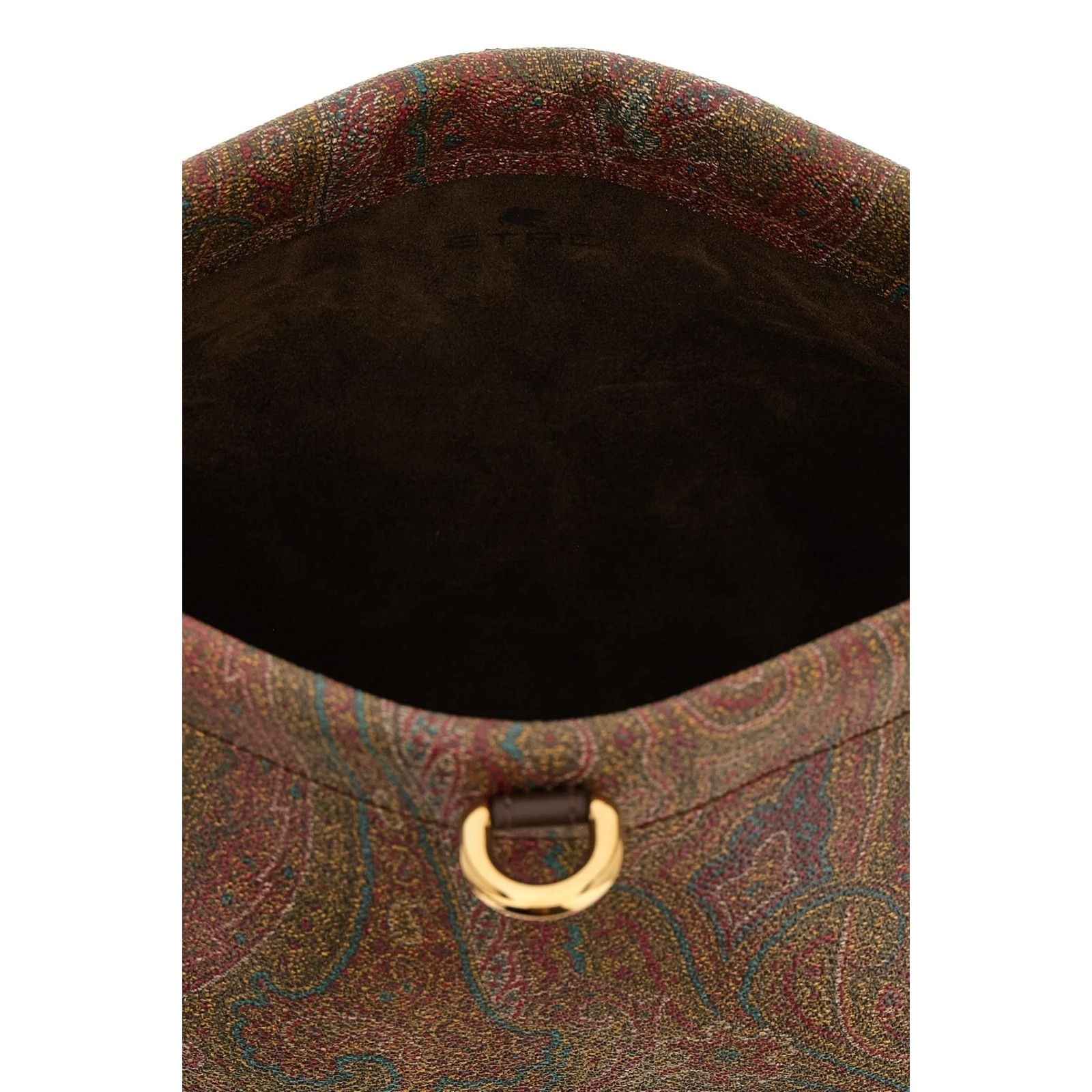 Etro ETRO Talk Mini Brown Cotton Clutch Bag New & Authentif Size ONE SIZE - 4 Thumbnail