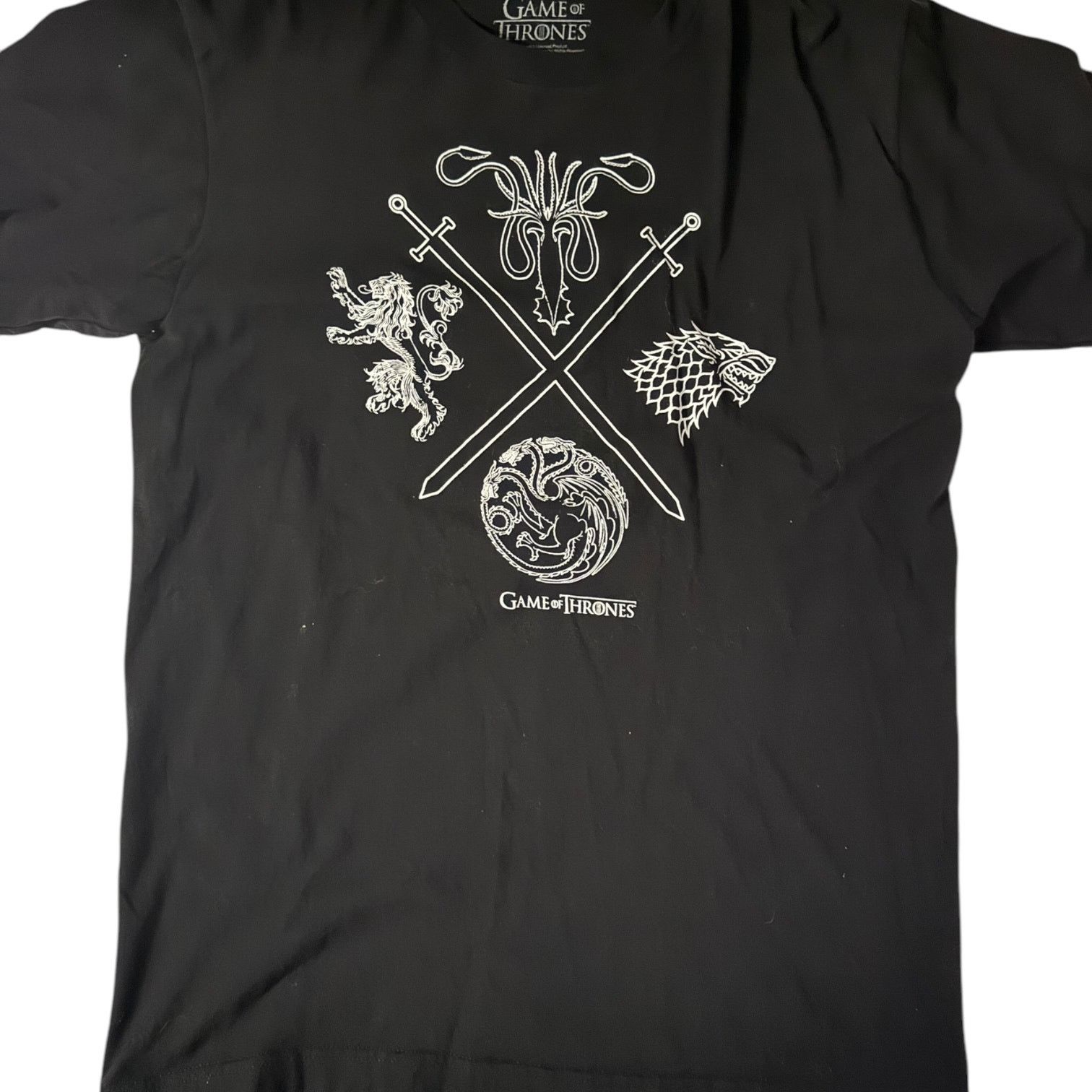 Other Game of Thrones T Shirt Black with White Sigils Medium Size US M / EU 48-50 / 2 - 1 Thumbnail
