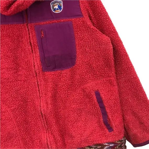 Vintage Vtg 90’ TITICACA NAVAJO AZTEC Sherpa Fleece Jacket Hoodie Size M / US 6-8 / IT 42-44 - 2 Thumbnail