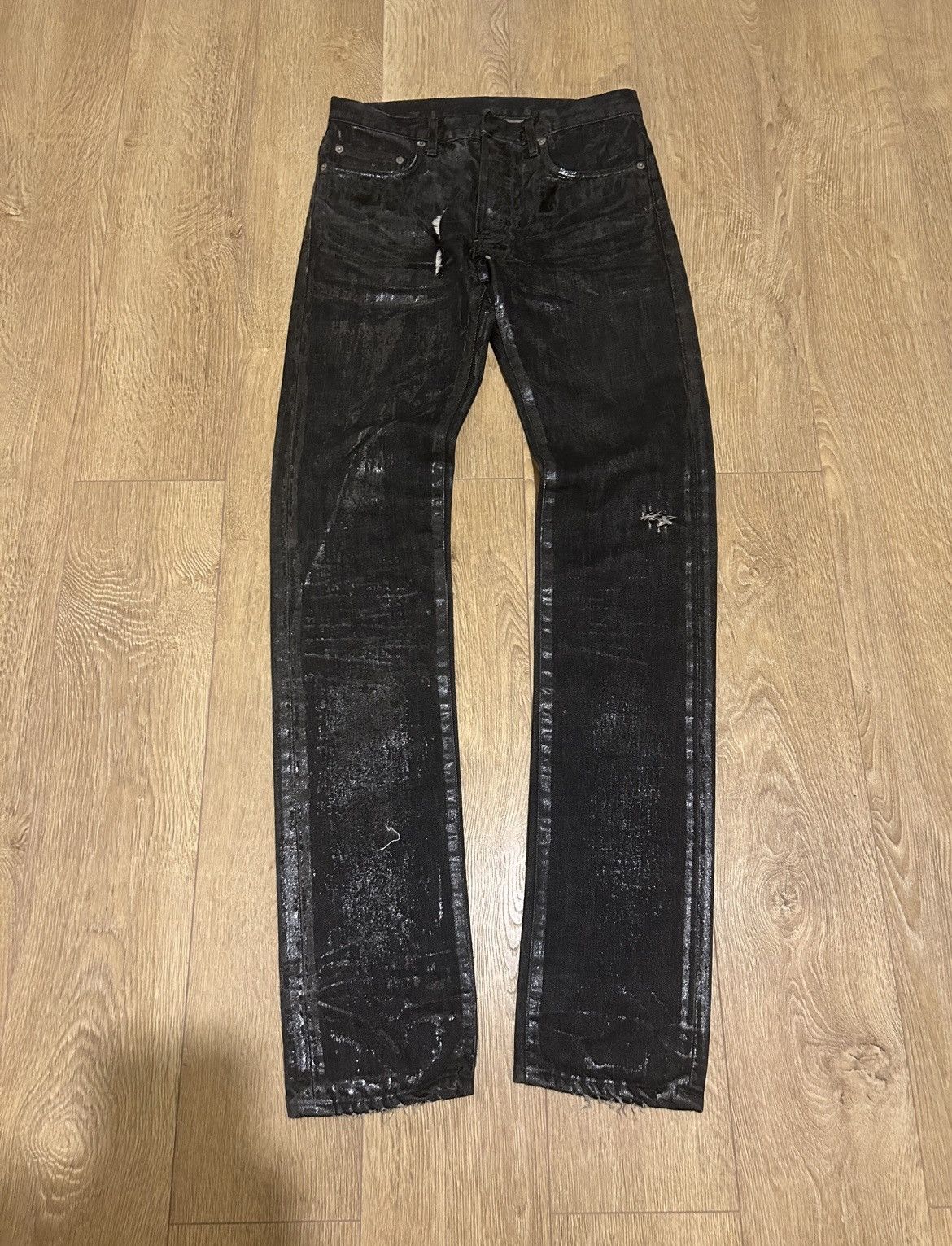 Dior × Hedi Slimane Dior Homme AW04 Faded Black Denim | Grailed