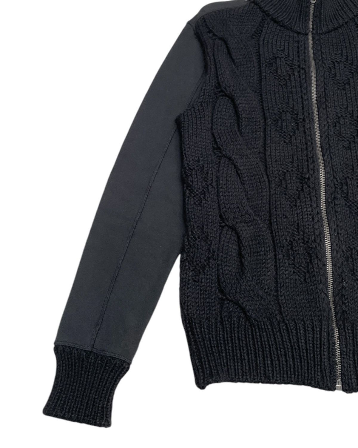 Diesel × If Six Was Nine Rare Design Vintage Brand Diesel Wool Zipper Knitwear 1990s Size US S / EU 44-46 / 1 - 5 Thumbnail