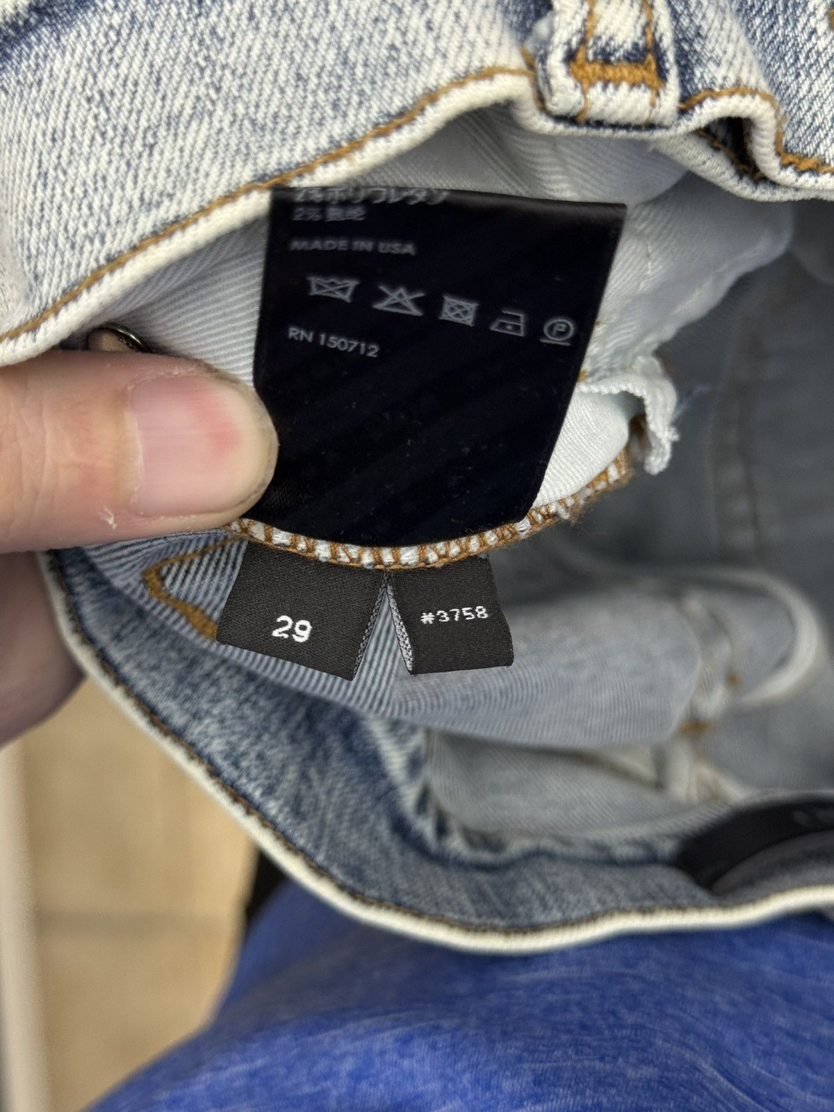 Amiri Amiri Blue Regular Jeans Size 29 Skinny (NEW) 100% Authentic Size US 29 - 17 Thumbnail