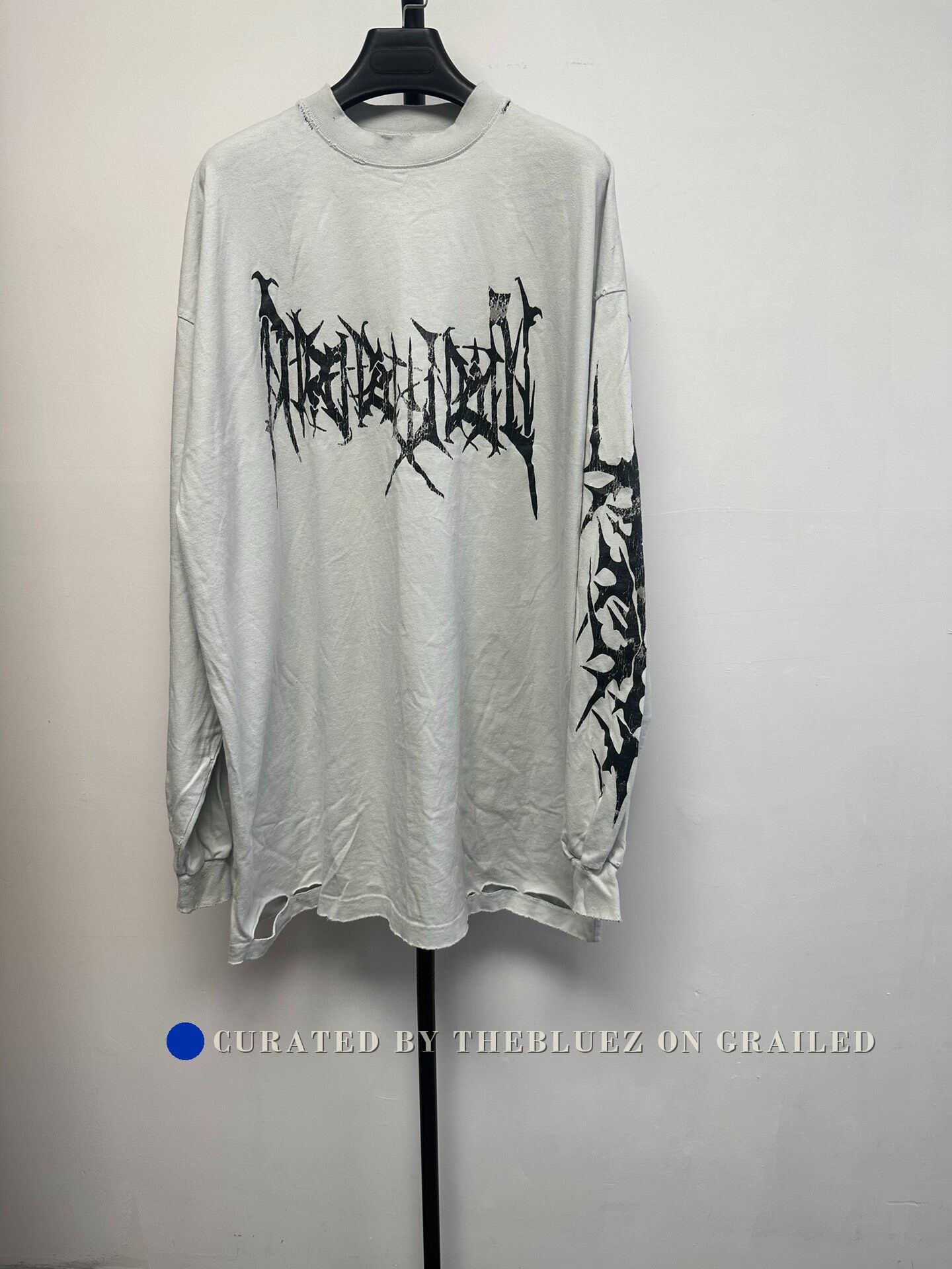 Balenciaga Balenciaga SS25 Georgia Night Longsleeve T-shirt | Grailed