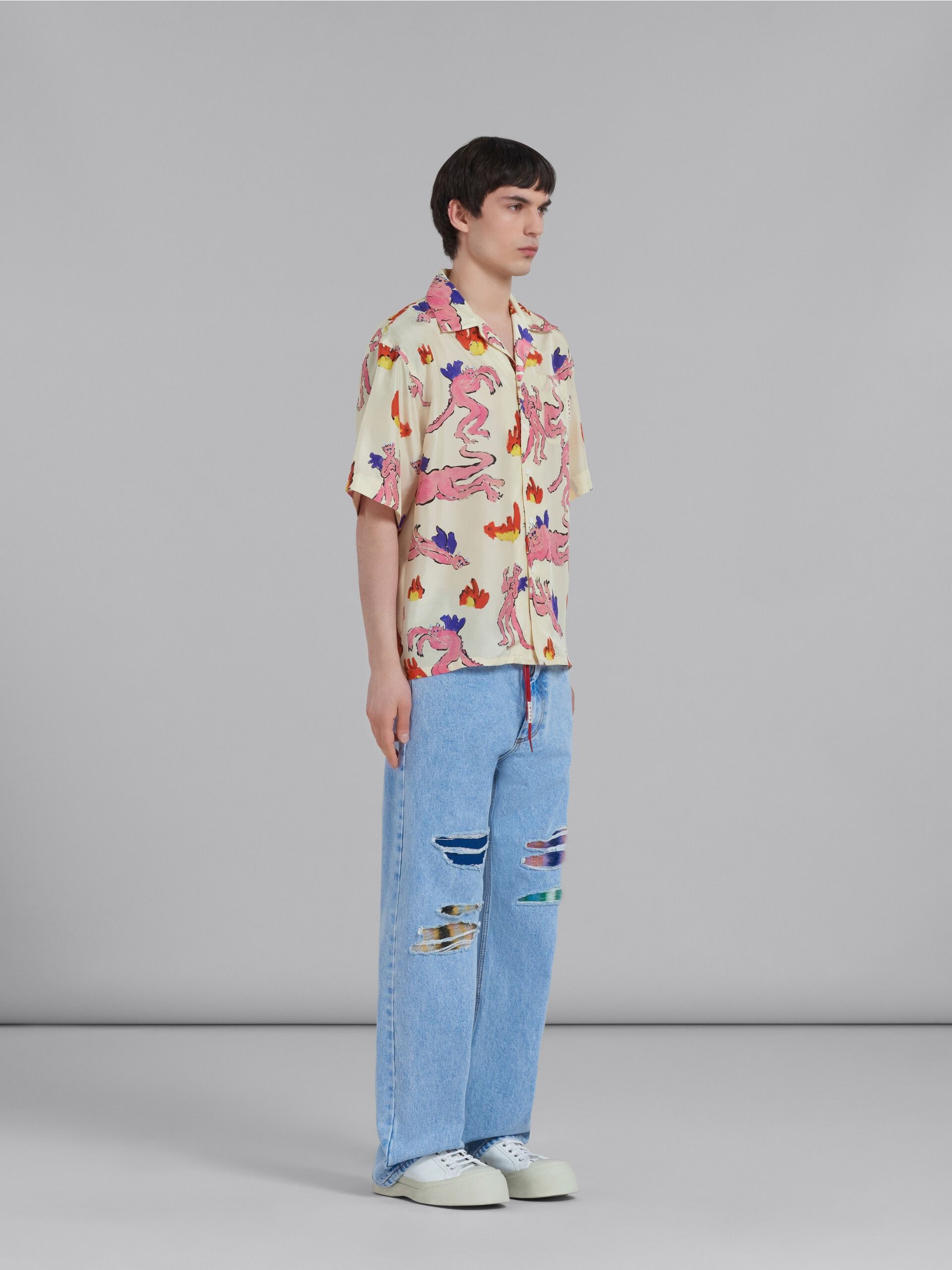 Marni o1srvl11e0724 Denim Trousers in Blue Size US 30 / EU 46 - 4 Thumbnail