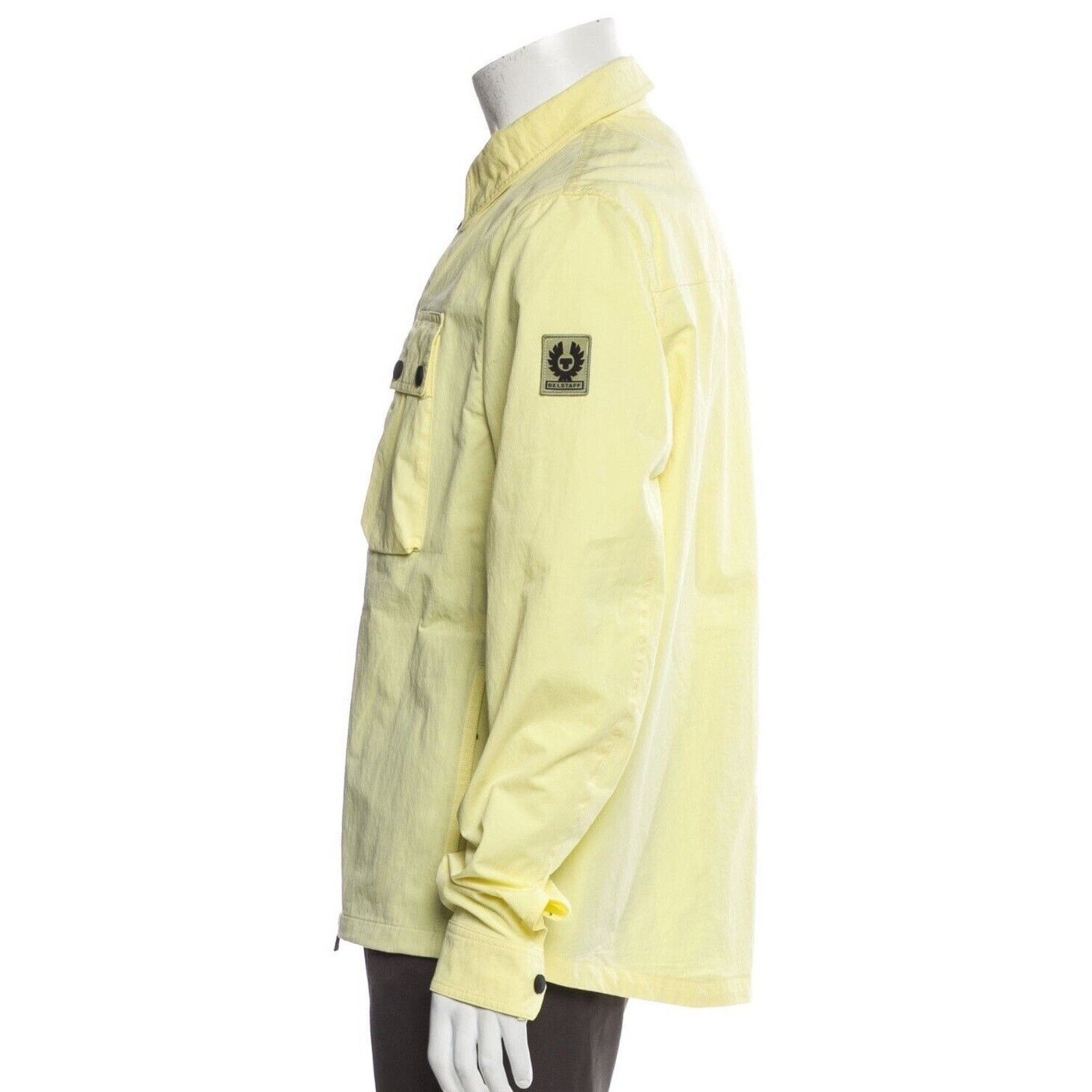 Belstaff BELSTAFF Rail Overshirt Jacket New Lemon Yellow Tactical Size US M / EU 48-50 / 2 - 2 Thumbnail