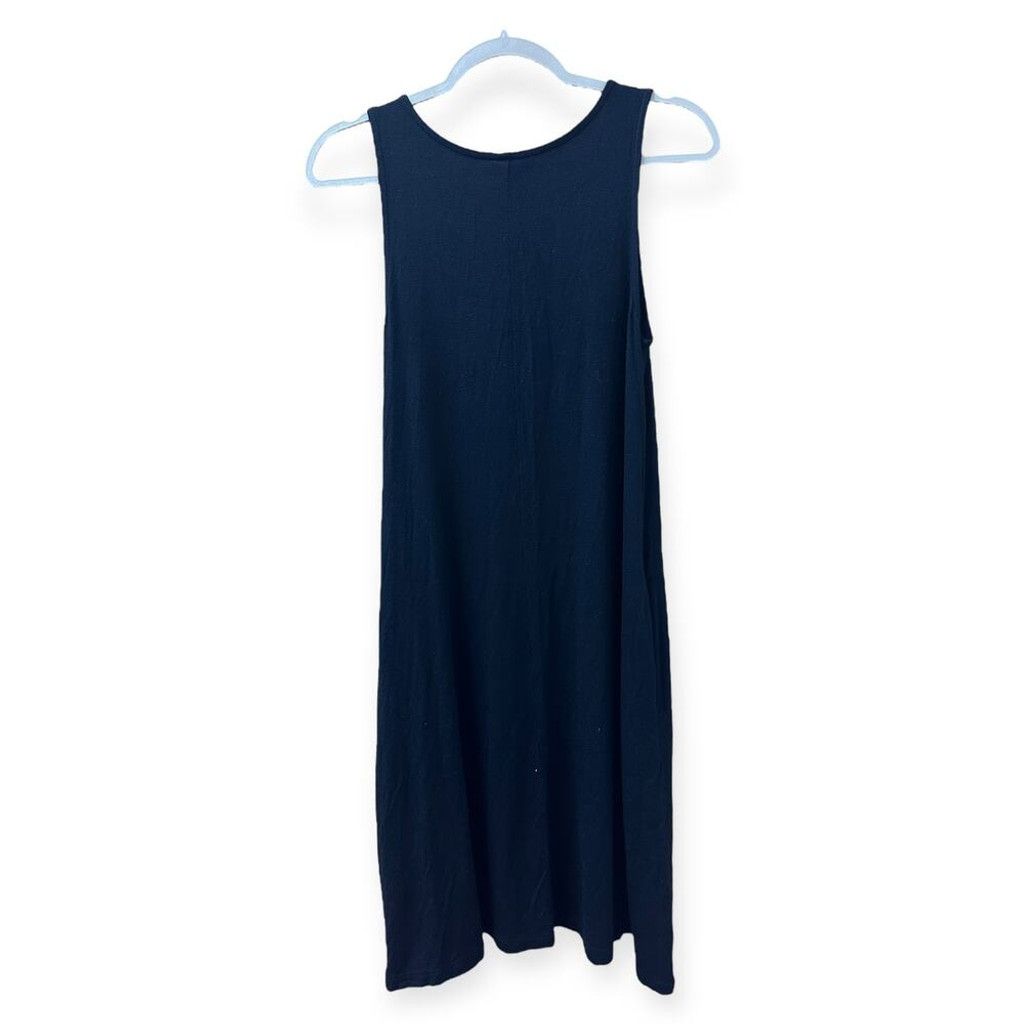 Nordstrom Caslon Sleeveless Swing Dress in Black Size XS / US 0-2 / IT 36-38 - 4 Thumbnail