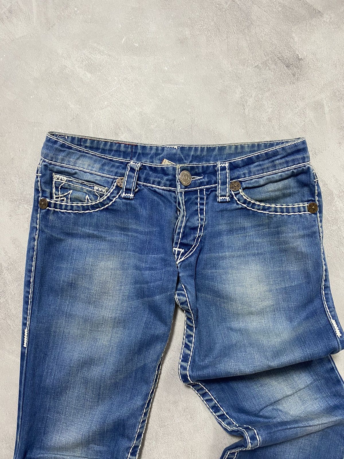 True Religion × Vintage Vintage Jeans Pants True Religion Jhony Super T SLIM-FIT /32 Size US 32 / EU 48 - 3 Thumbnail
