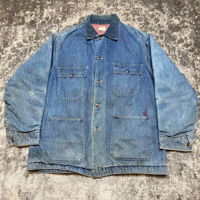 Vintage Crazy Vintage 60s JCPenney Big Mac Denim Chore Coat Jacket