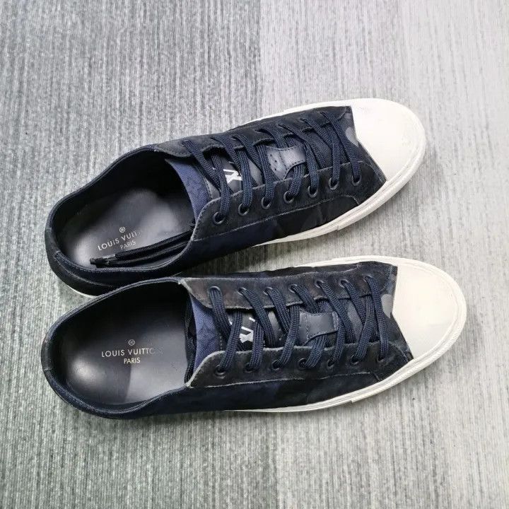 Louis Vuitton Louis Vuitton Casual Blue Sneakers -2508 Size US 9 / EU 42 - 6 Thumbnail
