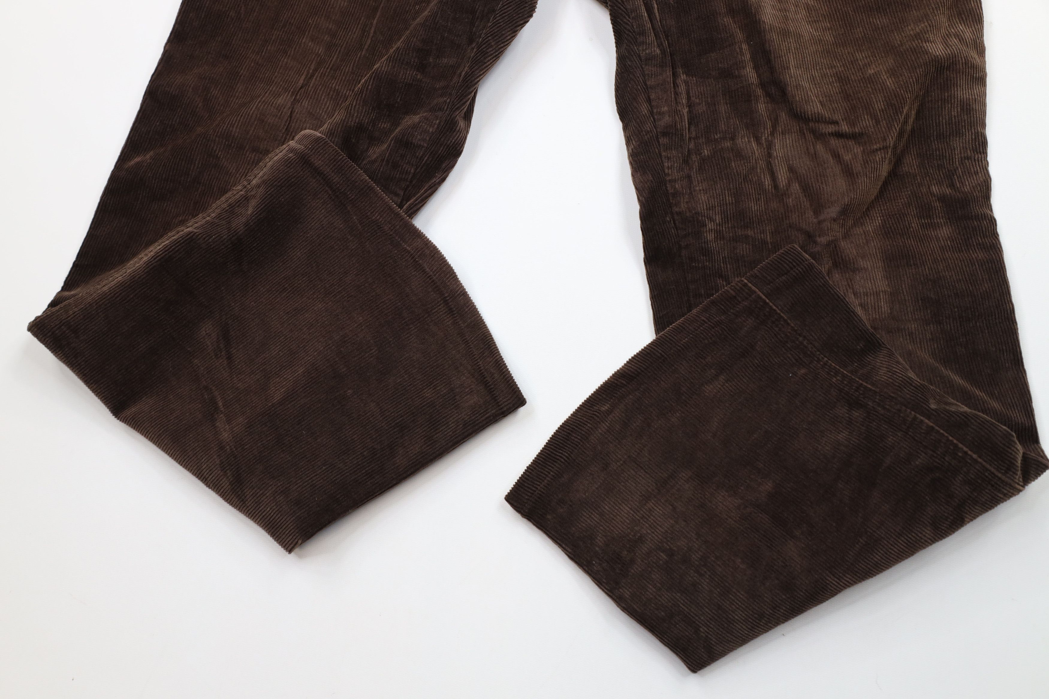 Calvin Klein × Vintage Vintage 90s Calvin Klein Flared Wide Leg Corduroy Pants Size US 32 / EU 48 - 5 Thumbnail