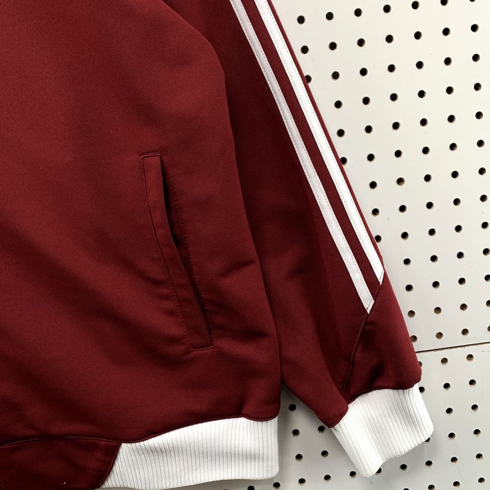 Adidas Adidas University Chicago Track Jacket Mens 2XL Maroon Embroidered Size US XXL / EU 58 / 5 - 7 Thumbnail