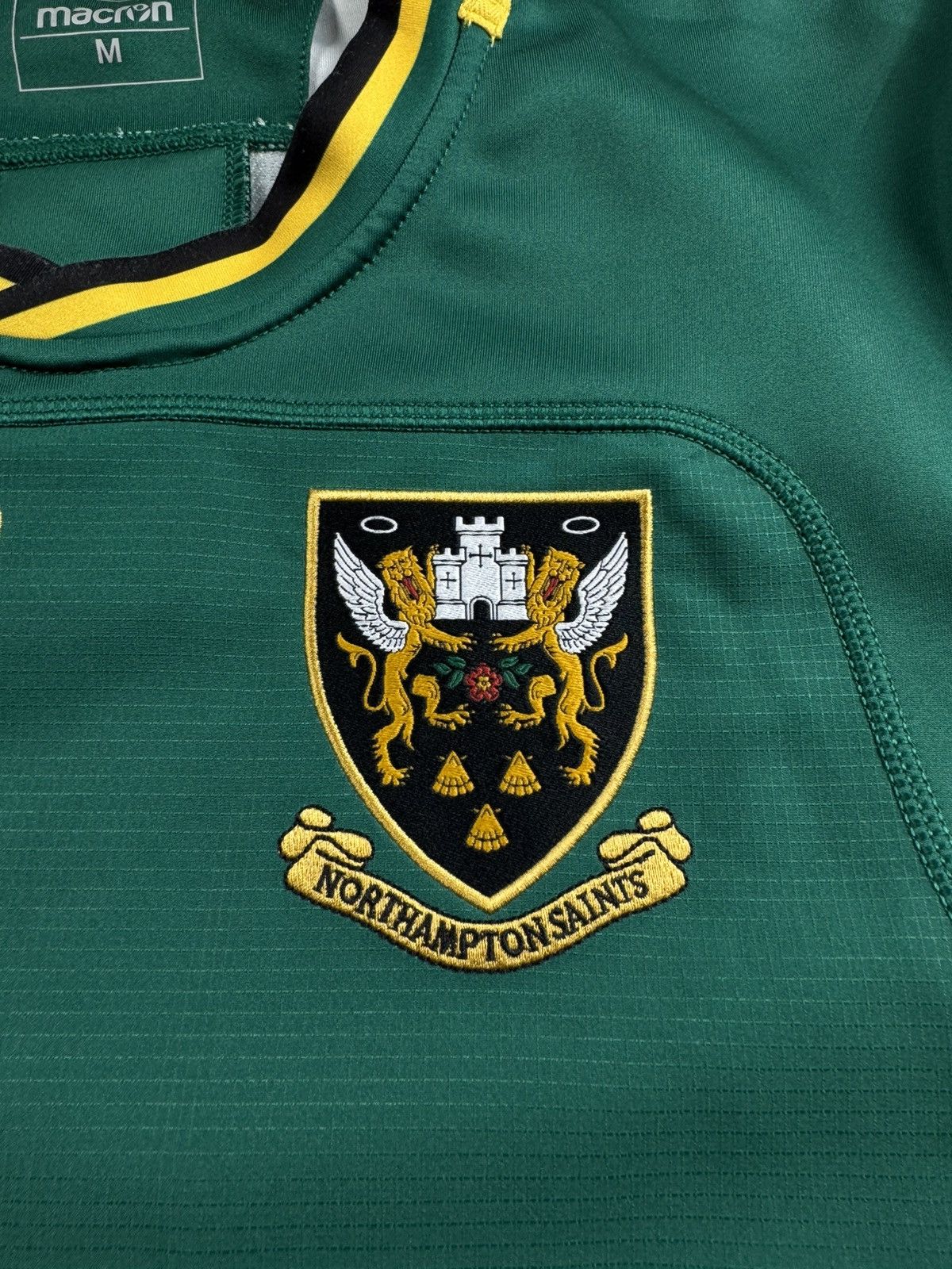 Macron Northampton Saints 2002 2003 Men’s Medium Macron Training Rugby T Shirt Jersey Size US M / EU 48-50 / 2 - 8 Thumbnail