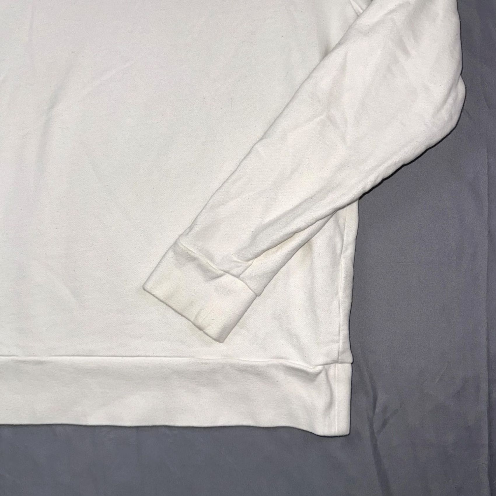 Topo Designs Topo Designs Sweatshirt Mens M White Crewneck Logo Pullover Organic Cotton Knit All Seasons Regular Fit Size US M / EU 48-50 / 2 - 5 Thumbnail