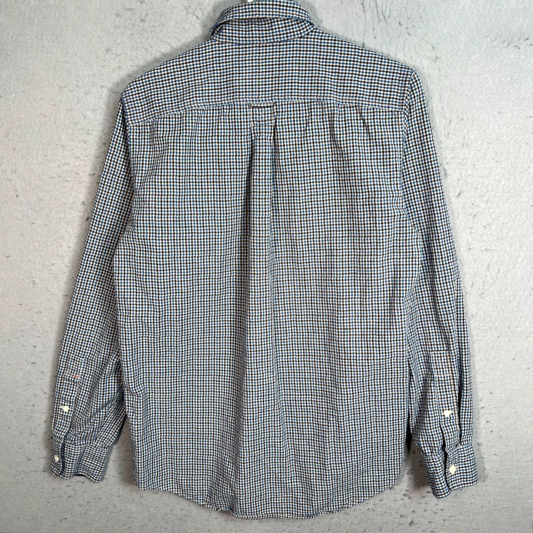 Vintage JACK SPADE Warren Street Shirt Mens Small Blue Gingham Button-Down 100% Cotton Size US S / EU 44-46 / 1 - 2 Thumbnail