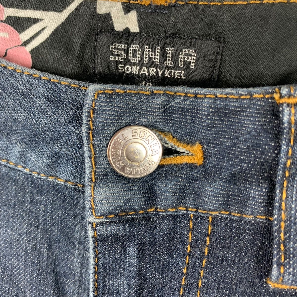 Sonia Rykiel × Vintage Vintage SONIA RYKIEL women blue jeans Size 29" - 5 Thumbnail