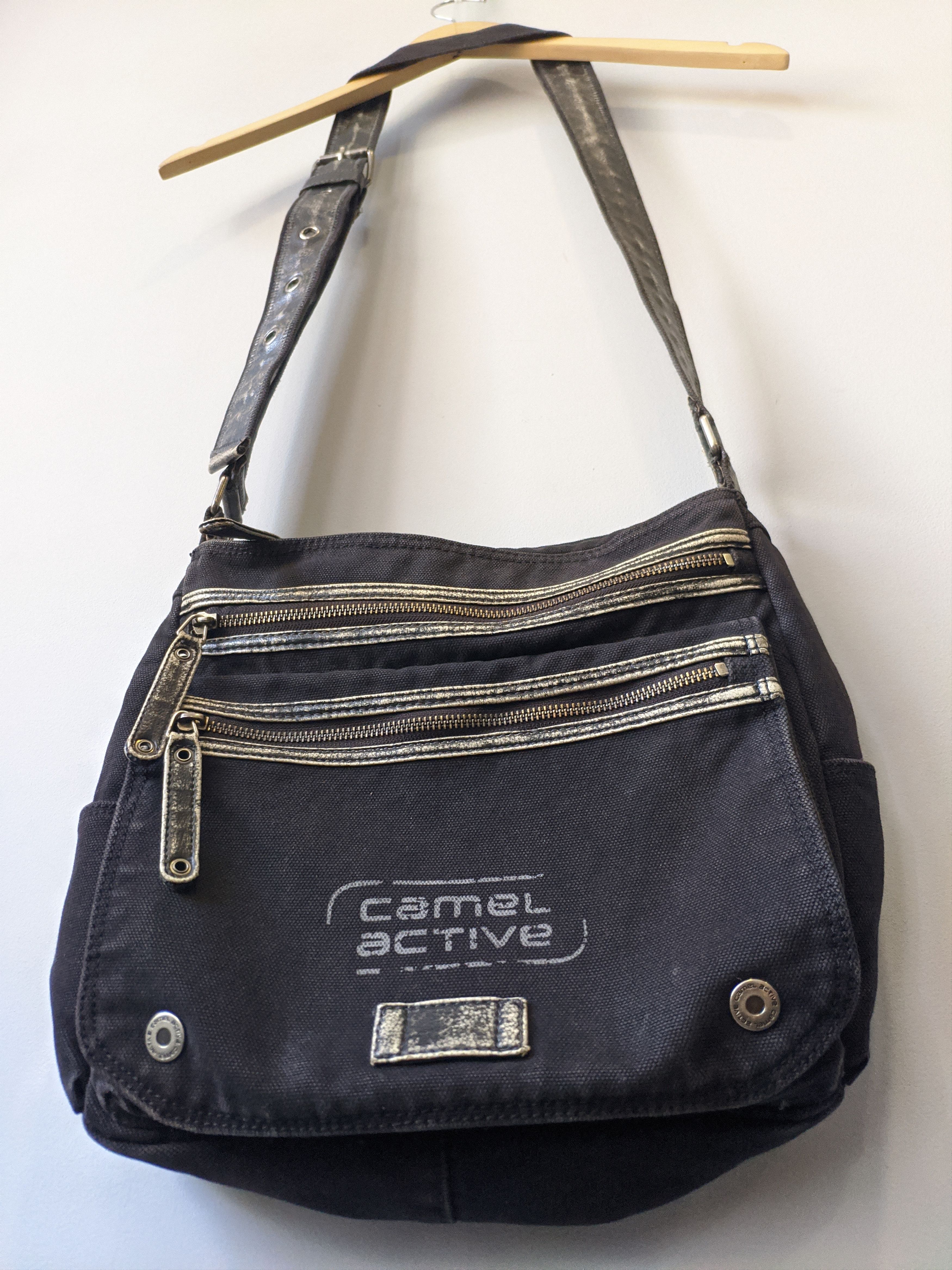 camel active CAMEL ACTIVE AVANTGARDE RETRO CROSSBODY BAG BLACK VINTAGE Size ONE SIZE - 3 Thumbnail