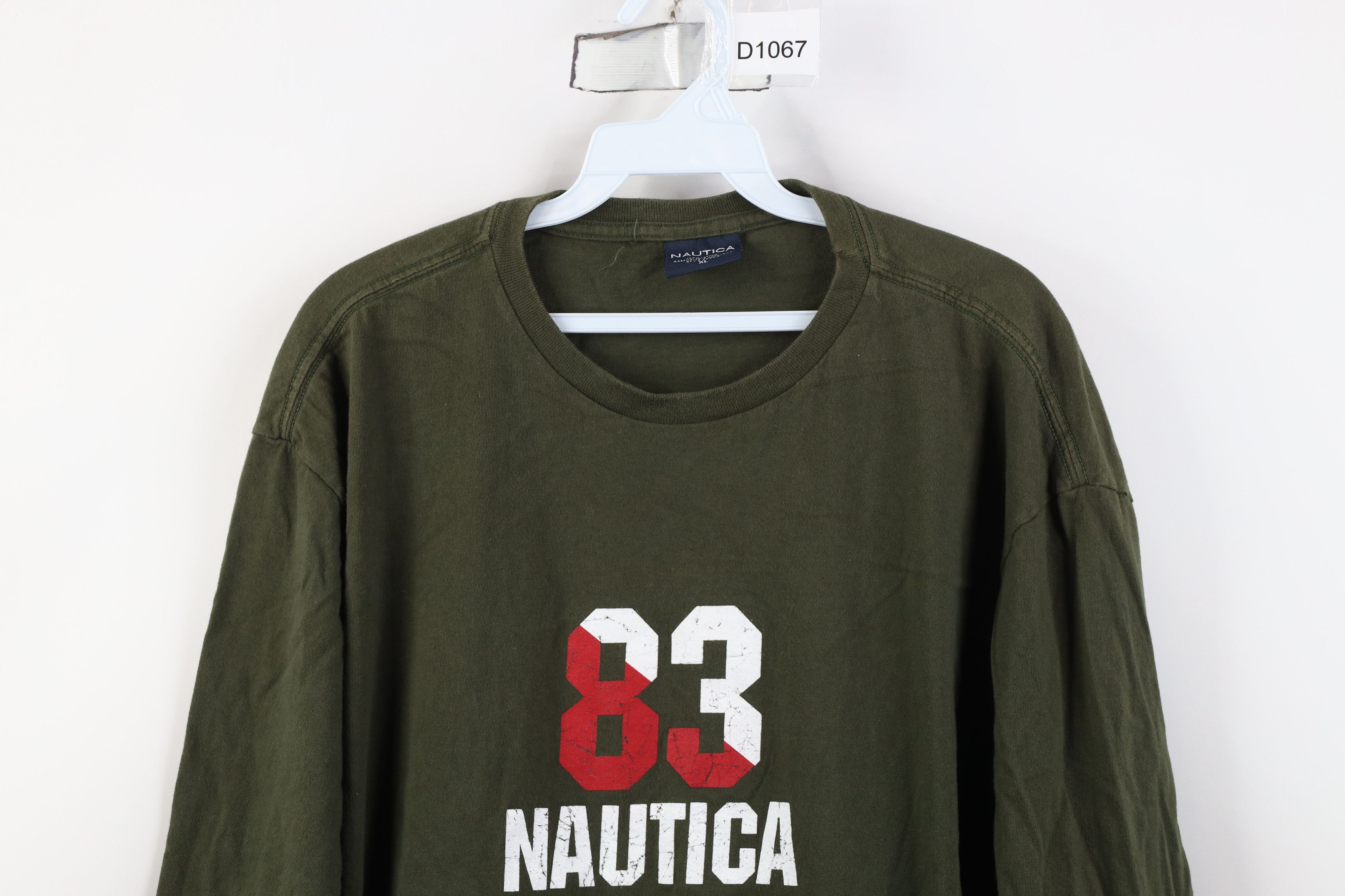 Nautica Vintage 90s Nautica Sailing Overboard Long Sleeve T-Shirt Size US XL / EU 56 / 4 - 2 Thumbnail