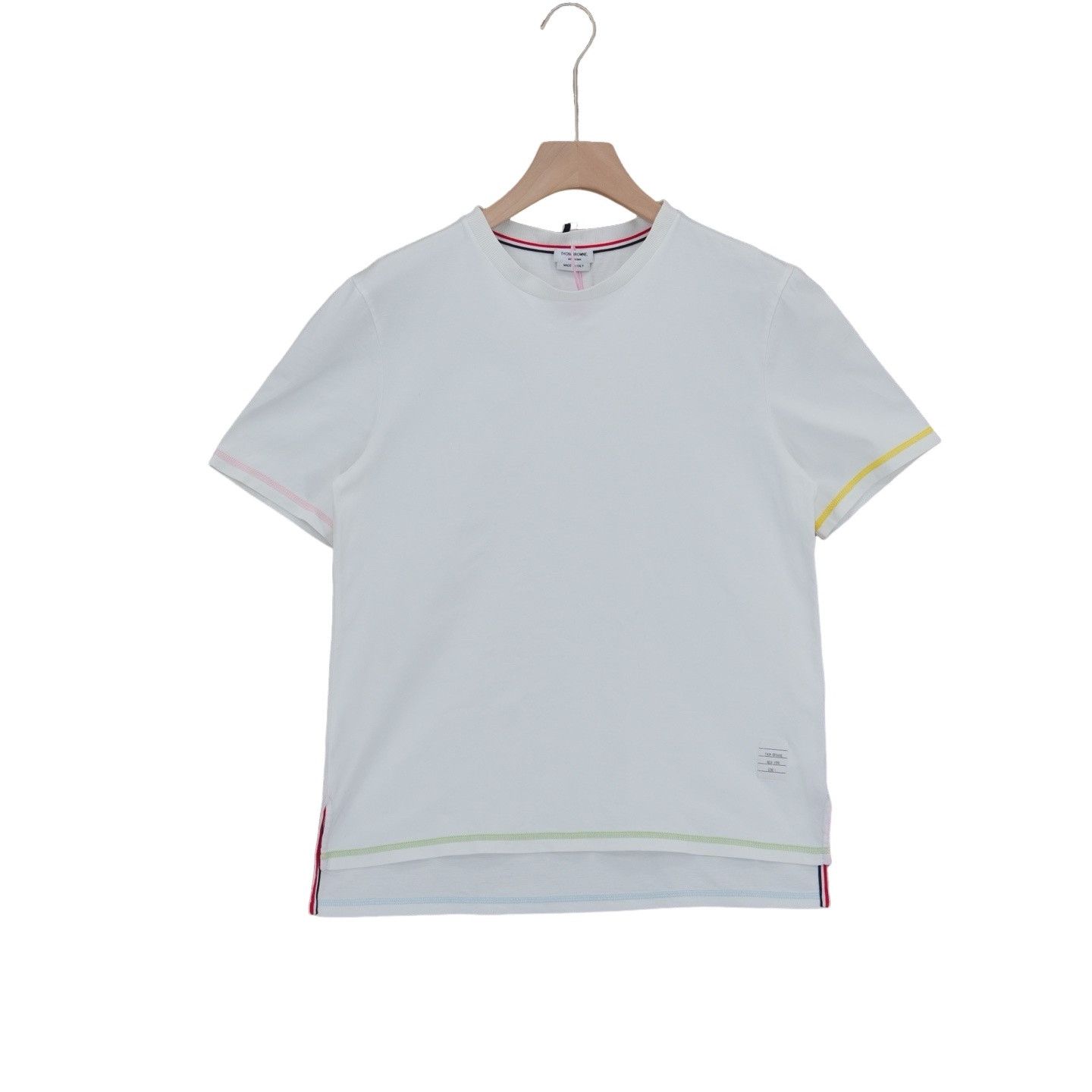 Thom Browne Thom Browne Embroidered Trim T-Shirt Size 1 Size US S / EU 44-46 / 1 - 1 Thumbnail